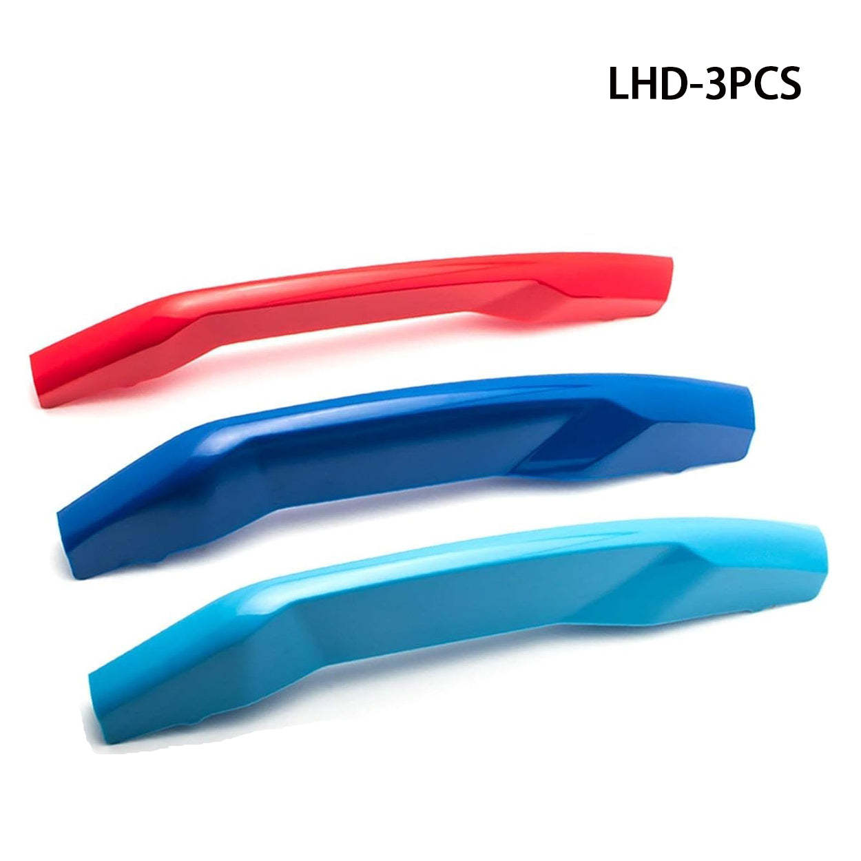 YDSSTORE  M-Colored Tri Grille Insert Trim Strips for BMW X5 G05 (2019+) | Compatible with 7-Beam Front Kidney Grilles & Night Vision Camera | Easy Clip-on Installation-autoydsstore