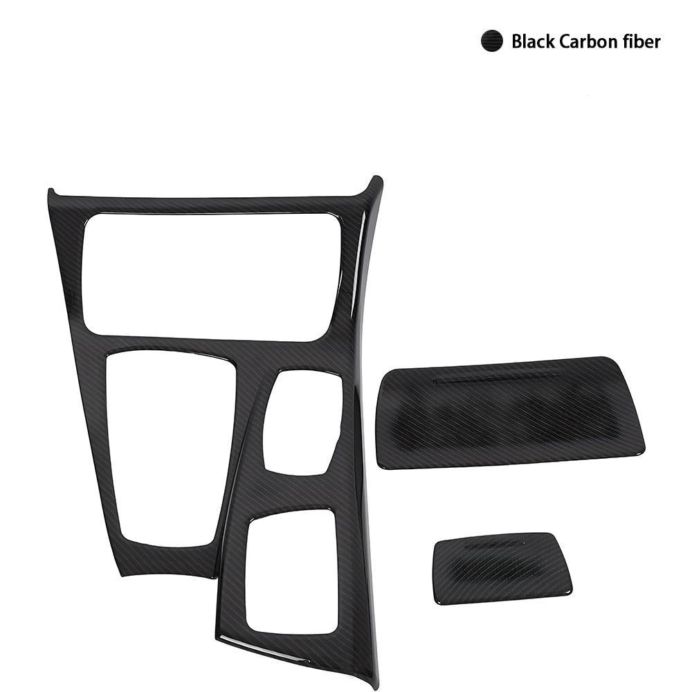 Auto Gear Shift Panel Trim Cover Fit for BMW 5 Series F10 2011-2016 Car Interior Center Console Gear Shift Box Panel Frame Cover Trim Decoration Car Interior Accessories(Carbon Fiber)-autoydsstore