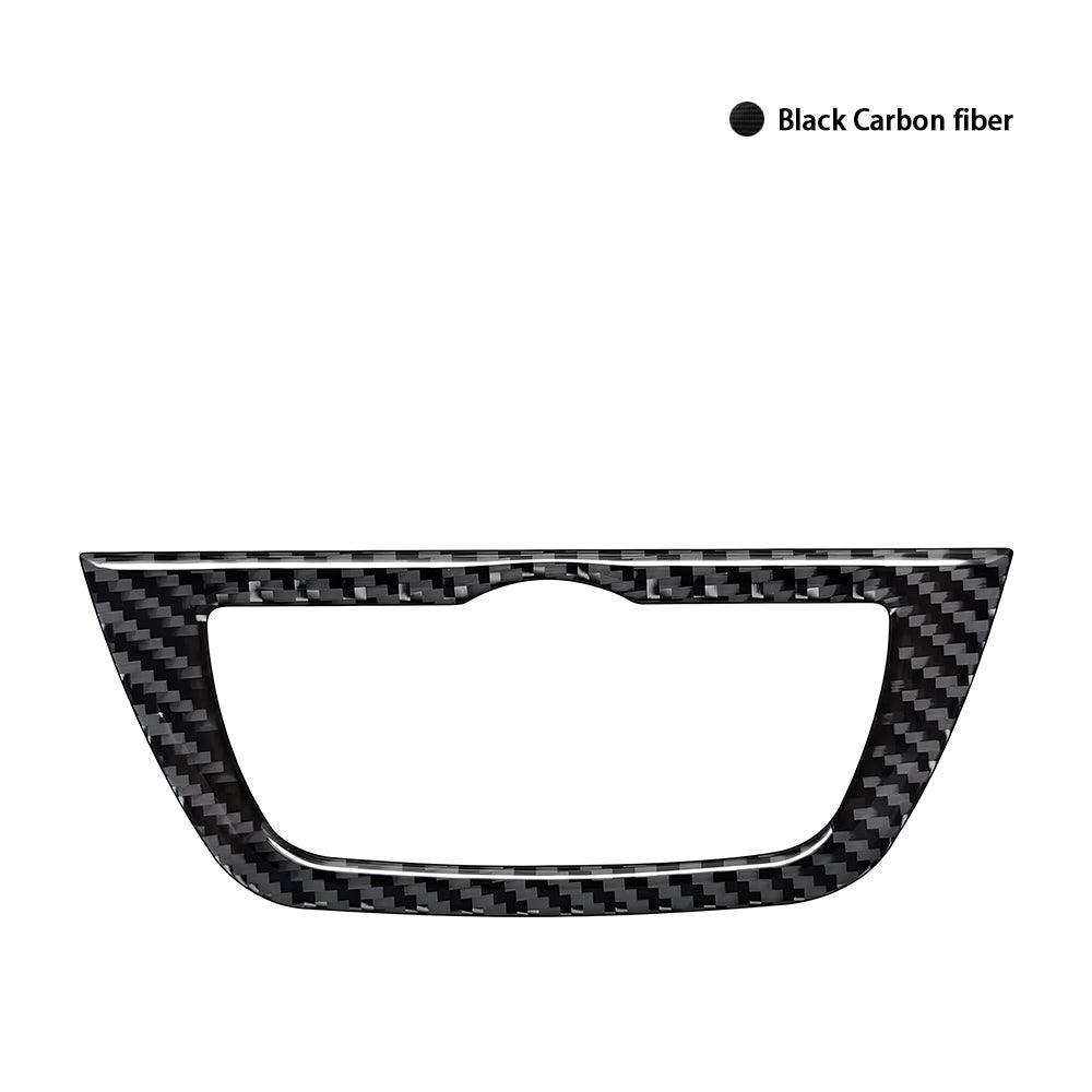 YDSSTORE  Compatible with Carbon Fiber Car Headlight Headlamp Switch Panel Cover Trim Sticker Interior Accessories for BMW 5 Series G30 G38 525i 530i 540i 2018 2019 2020 2021 Black 1PCS-autoydsstore