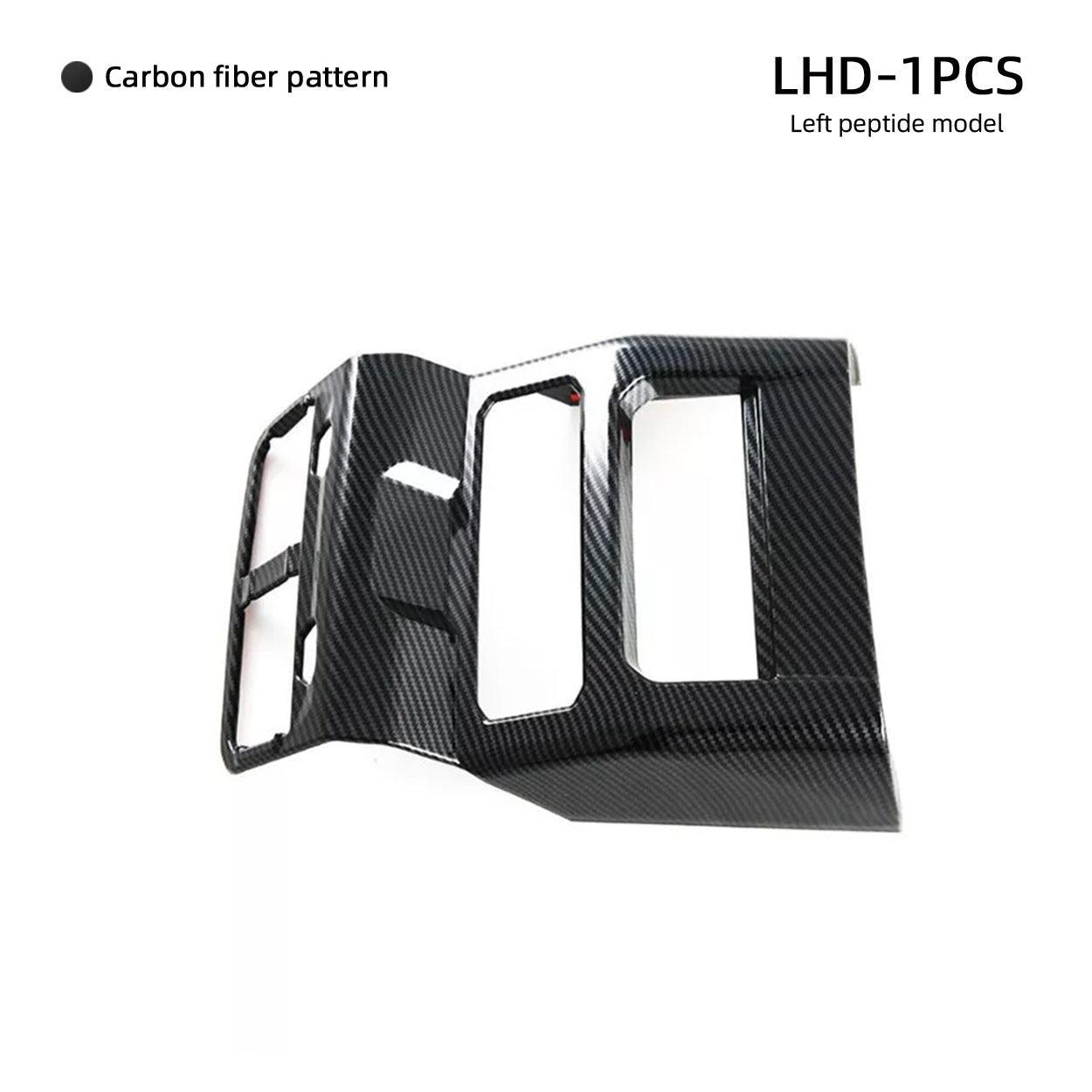 Carbon Fiber Rear Air Outlet Vent Frame Cover Trim for BMW 5 Series (G60) 2024-2025