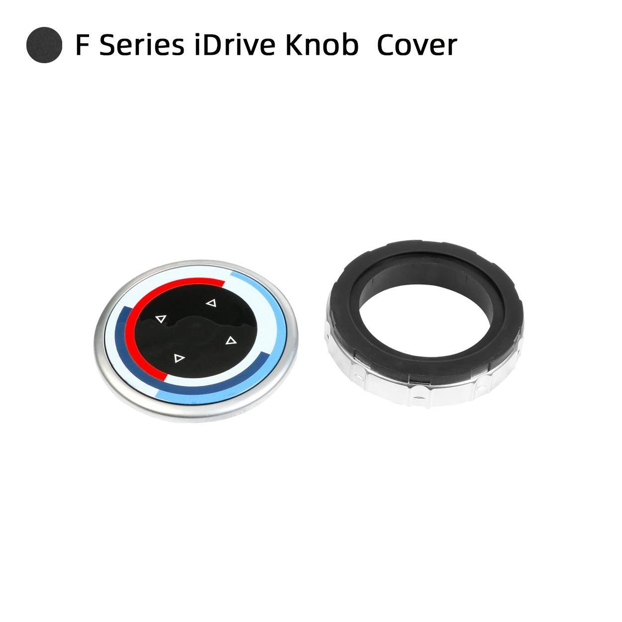 Multimedia iDrive Controller Knob Button Cover for BMW 5 Series F10 F11. 6 Series F12 F13. 7 Series F01 F02. X3 F25 – Premium Snap-On Replacement-autoydsstore