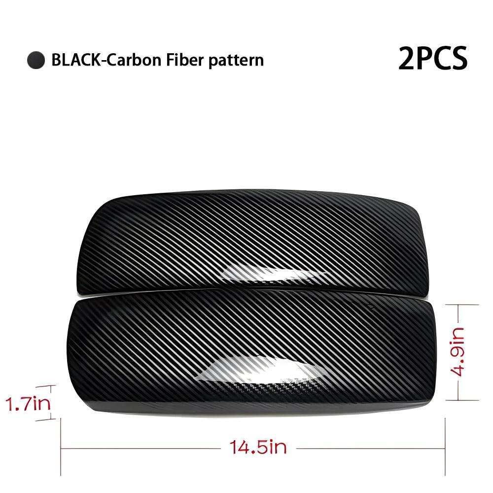 YDSSTORE  for BMW X5 X6 E71 E70 ABS Carbon Fiber Color Car Interior Center Armrest Box Cover Console Box Storage Box Trim Covers (X5 E70 2007-2013/X6 E71 2008-2014)-autoydsstore