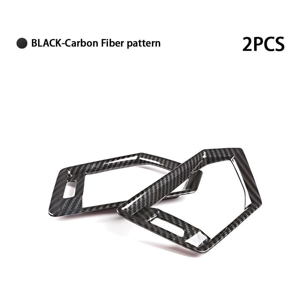 YDSSTORE Car Carbon Fiber Front Side Air Conditioning Outlet Vent Frame Grille Cover Trim for BMW G20 3 Series 330i M340i 2019 2020 2021 2022 2023 2024 / G22 4 Series Coupe M440i Interior Accessories-autoydsstore