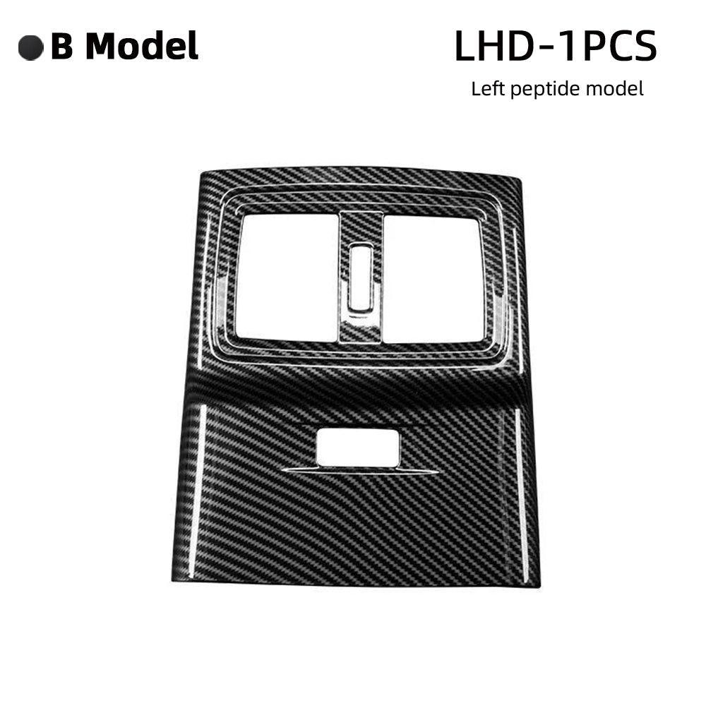 ABS Carbon Fiber pattern Rear Air Vent Outlet Cover Trim for BMW X1 F48 (2016-2022) & X2 F47 (2018-2022) - Stylish Interior Upgrade-autoydsstore