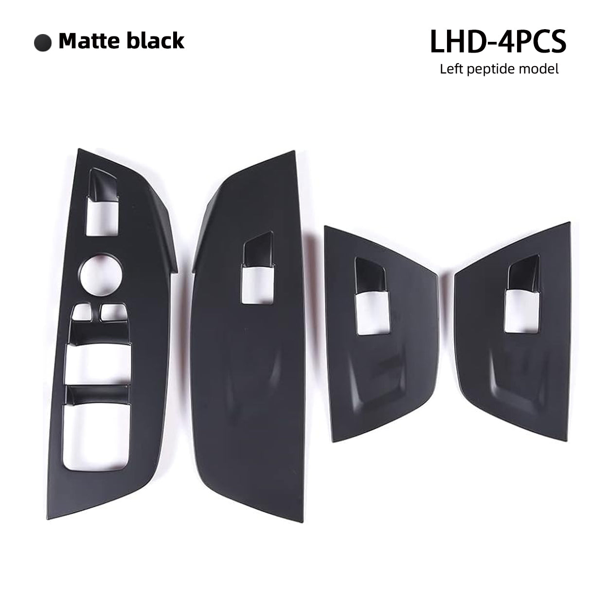 YDSSTORE  For BMW X3 X4 G01 G02 (2018-2023) Door Window Button Cover – ABS Plastic with Carbon Fiber. Matte Black. and Chrome Finish-autoydsstore