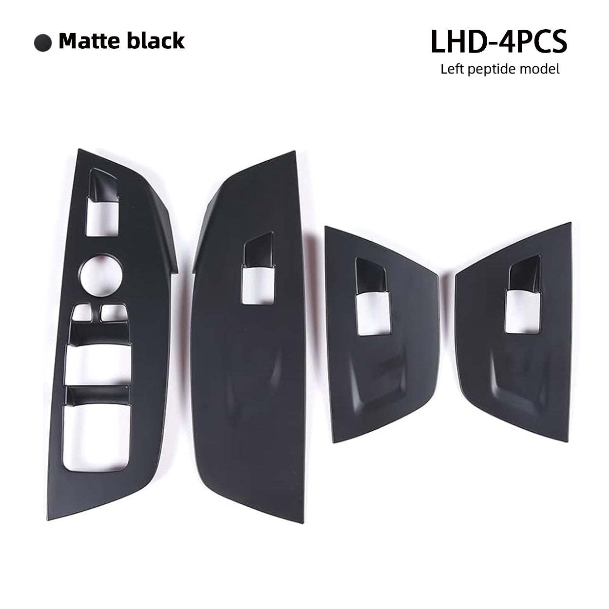 YDSSTORE  For BMW X3 X4 G01 G02 (2018-2023) Door Window Button Cover – ABS Plastic with Carbon Fiber. Matte Black. and Chrome Finish-autoydsstore