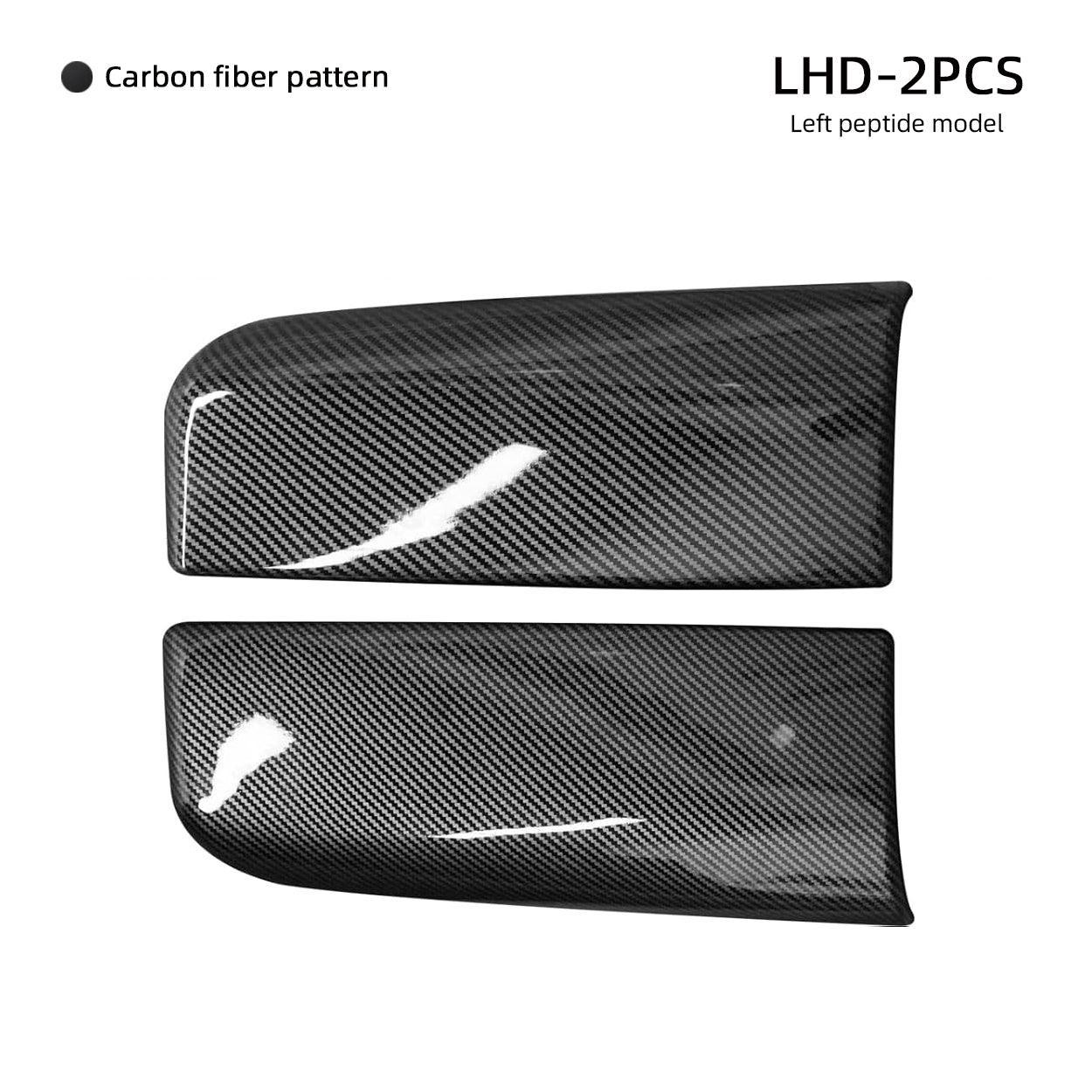 YDSSTORE Compatible with BMW Center Console Cover 2 Pcs for 2019-2024 BMW X5 G05. 2020-2024 BMW X6 G06. 2019-2024 BMW X7 G07 - Carbon Fiber Style (Not Real Carbon Fiber)-autoydsstore