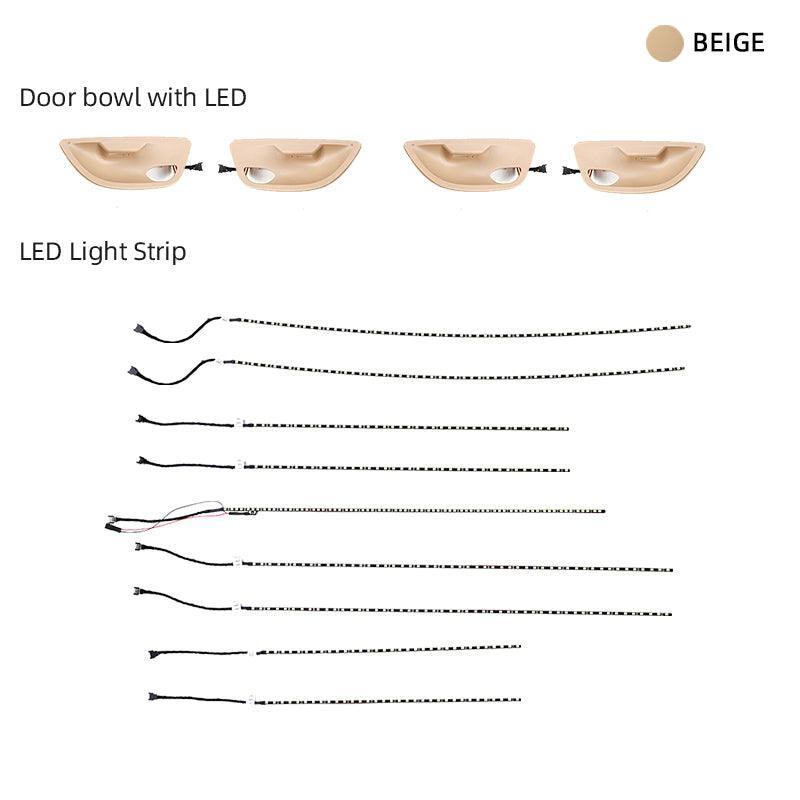 For Bmw F10 Led Light Car Accessories Interior Decorative Lights Rgb Auto Acessories Lighting Neon Strip Decorations Vehicles-autoydsstore