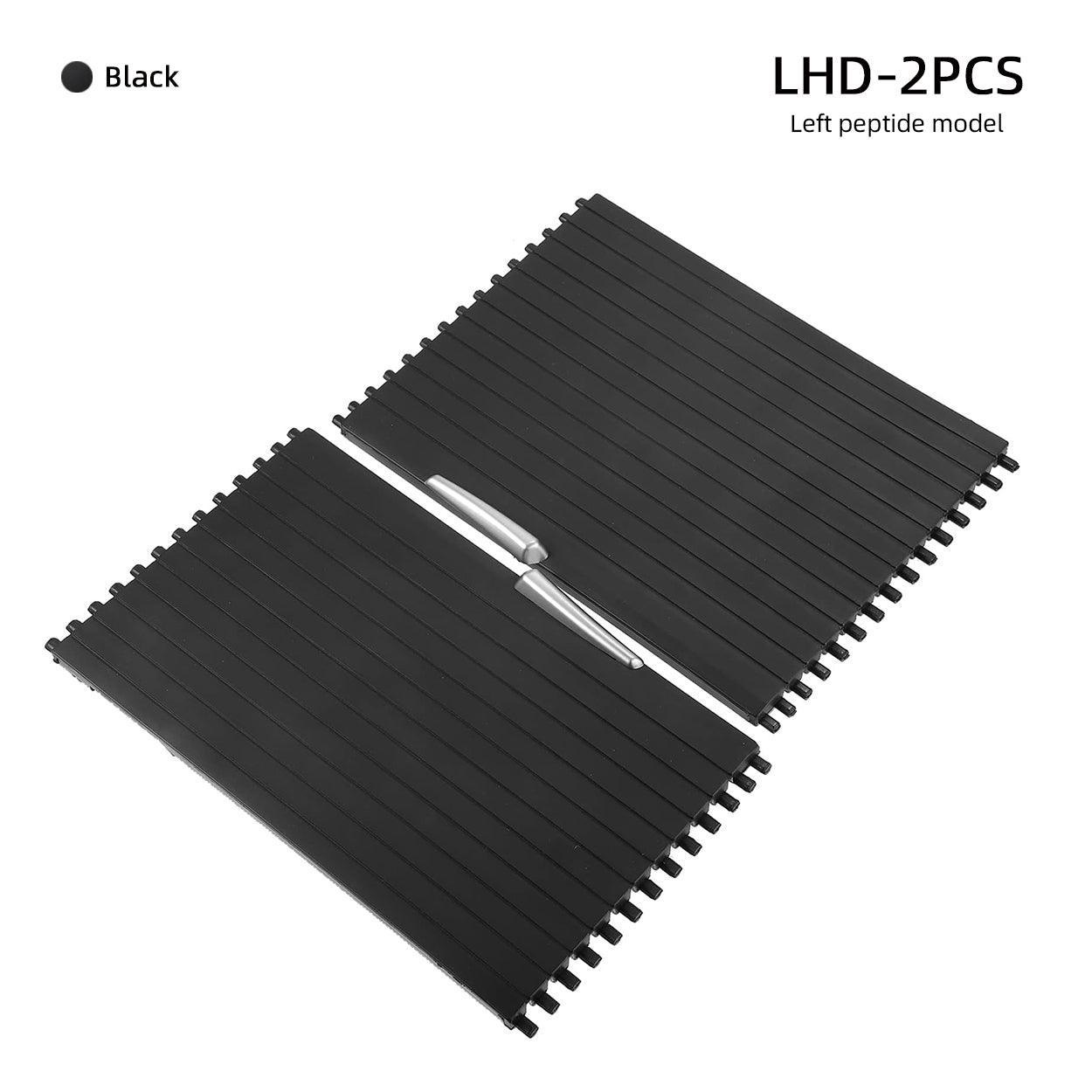 YDSSTORE  Compatible with BMW Cup Holder Sliding Cover. X5/X6 Console Roller Blind Cover. Center Console Sliding Shutters for BMW X5 E70 (2006-2013) / X6 E71 E72 (2007-2014)-autoydsstore