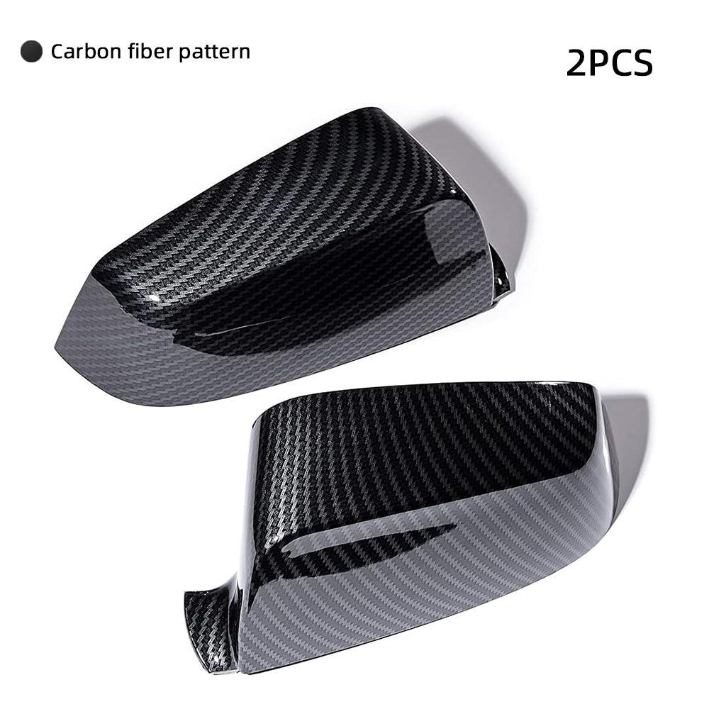 Pair Carbon Fiber Side Mirror Covers for BMW 6 Series F06 F12 F13 (2011-2013) Pre-Facelift. 7 Series F01 F02 (2009-2012) Pre-Facelift. 5 Series E60 E61 (2008-2010) Facelift – Left & Right Side Mirror Caps-autoydsstore