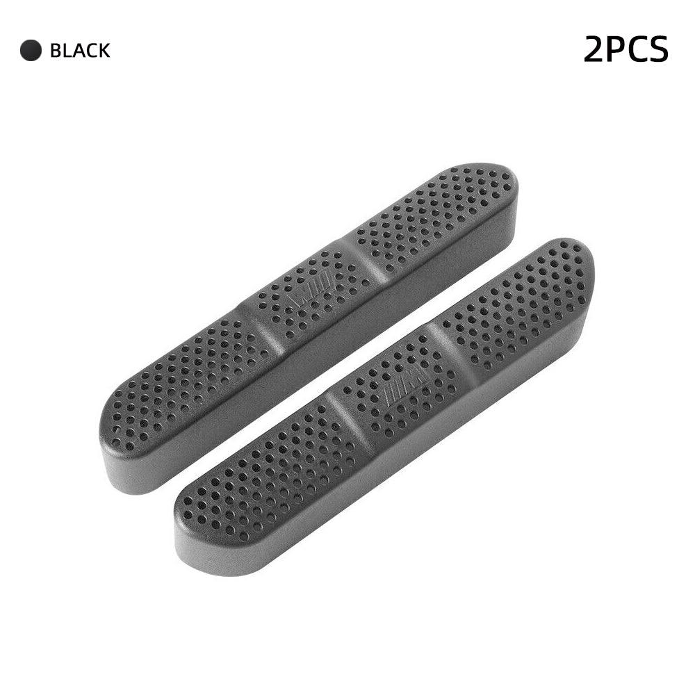 Black ABS Inner Under Seat Air Outlet Decor Trim for BMW X3 X4 G01 G02 2018-2022