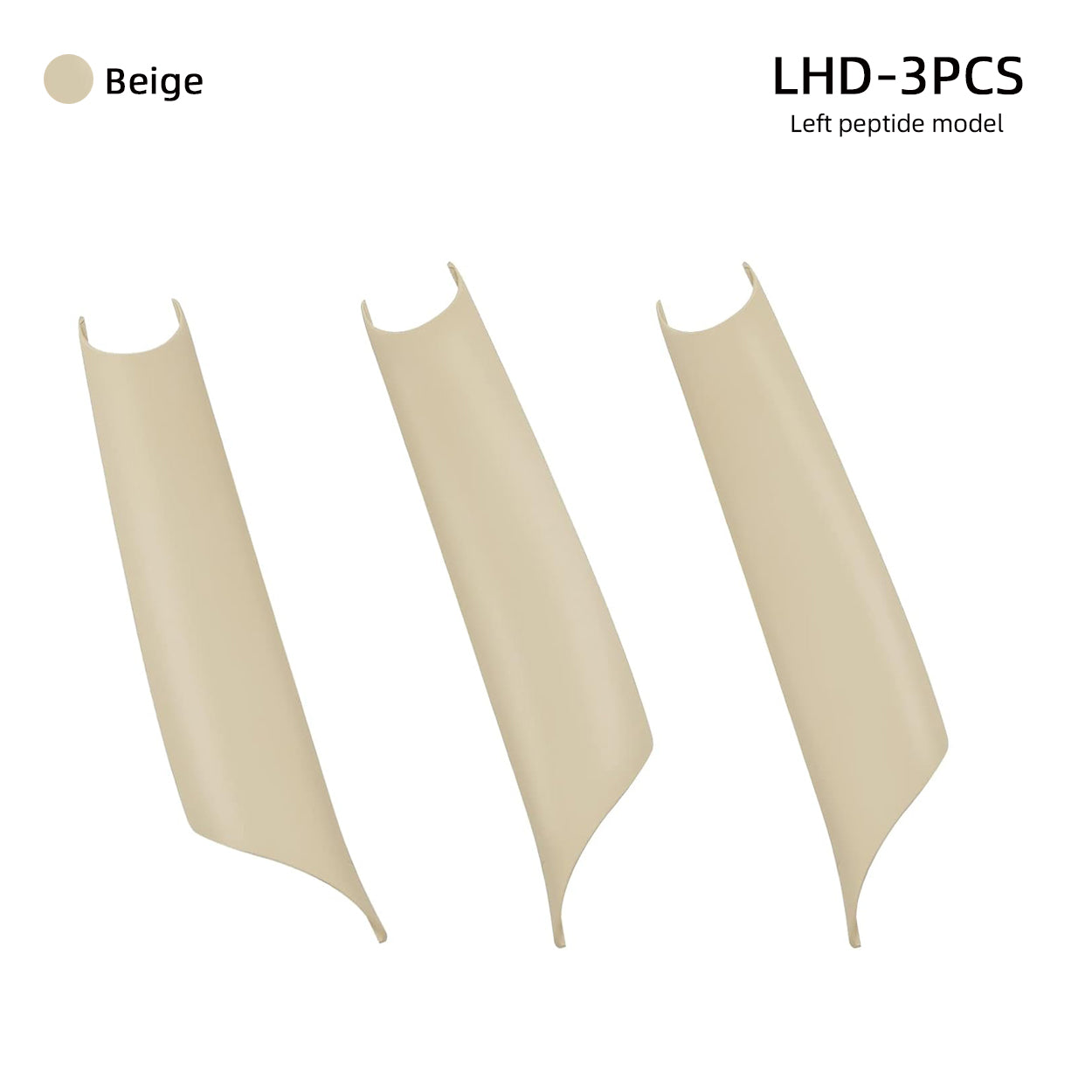 For BMW X5 E70/X6 E71 Door Handle Covers – 3PCS Set for BMW X5 E70 (2008-2013) & X6 E71/E72 (2008-2014) Left and Right Side Interior Door Pull Handle Covers-autoydsstore