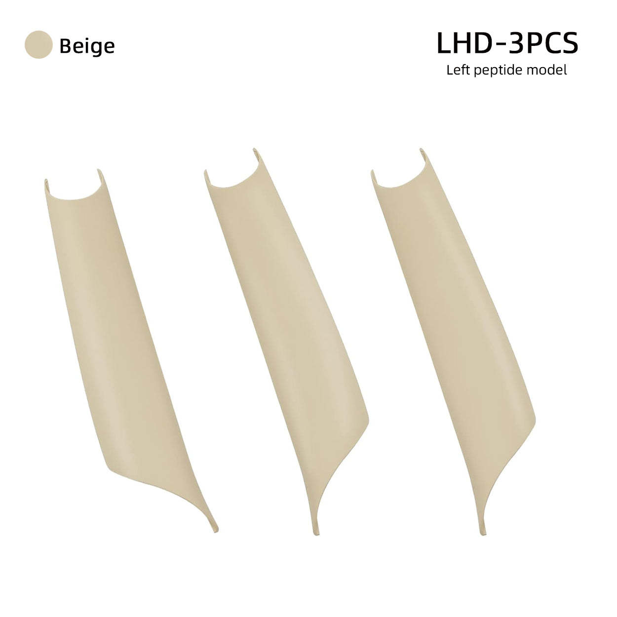 For BMW X5 E70/X6 E71 Door Handle Covers – 3PCS Set for BMW X5 E70 (2008-2013) & X6 E71/E72 (2008-2014) Left and Right Side Interior Door Pull Handle Covers-autoydsstore