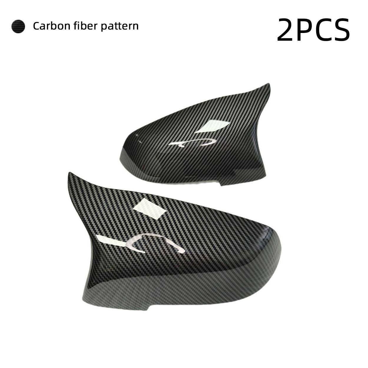 Car Side Mirror Caps for 2013-2018 BMW 5 6 7 Series F10 F07 F18 F11 F06 F12 F13 F02 520i 528i 535i 640i 650i Facelift Models Exterior Carbon Fiber Accessories Replacement Tuning Parts - 1 Pair-autoydsstore