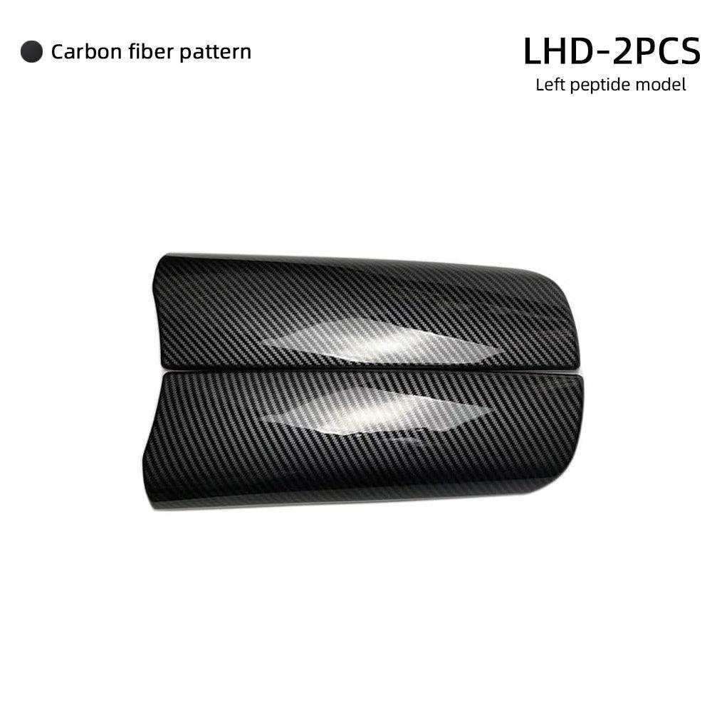 YDSSTORE  for BMW 7 Series F01 F02 2009-2015 ABS Carbon Fiber Color Car Interior Center Armrest Box Cover Console Box Storage Box Trim Covers (740i 740Li 750i 750Li 760Li)-autoydsstore