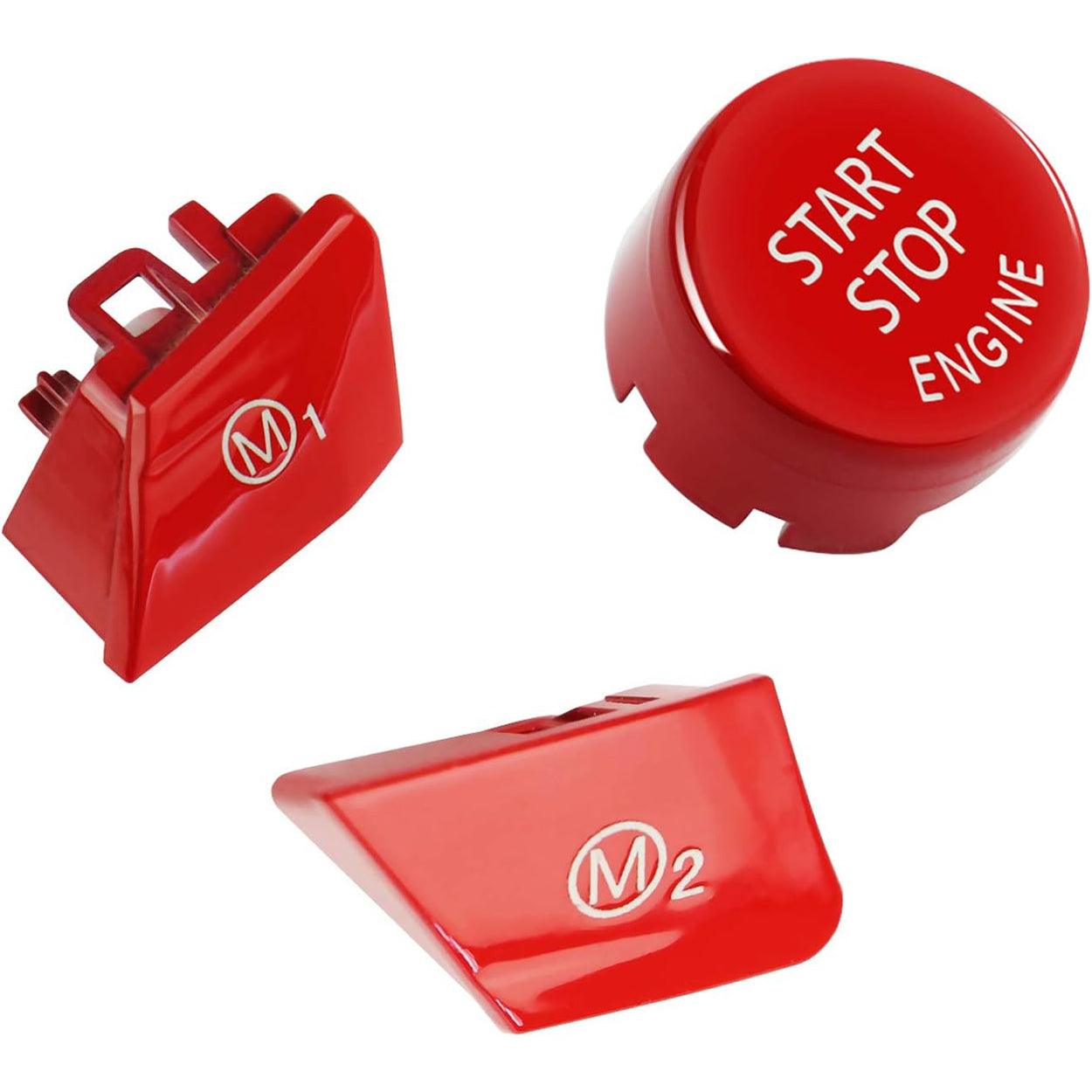 M1 M2 Buttons for BMW Steering Wheel Mode | M3 M4 M5 M6 X5M X6M F80 F82 F83 F10 F15 F16 F21 F30 F32 F33 F36 F06 F12 | Easy to Press. UV-Coated ABS Plastic-autoydsstore