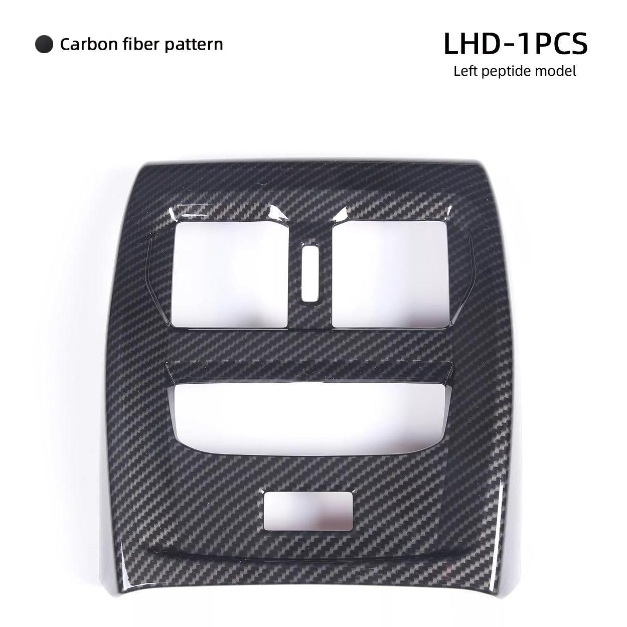 Carbon Fiber Style Rear Air Vent Outlet Frame Trim for BMW 4 Series G22 G23 (2020-2024)-autoydsstore