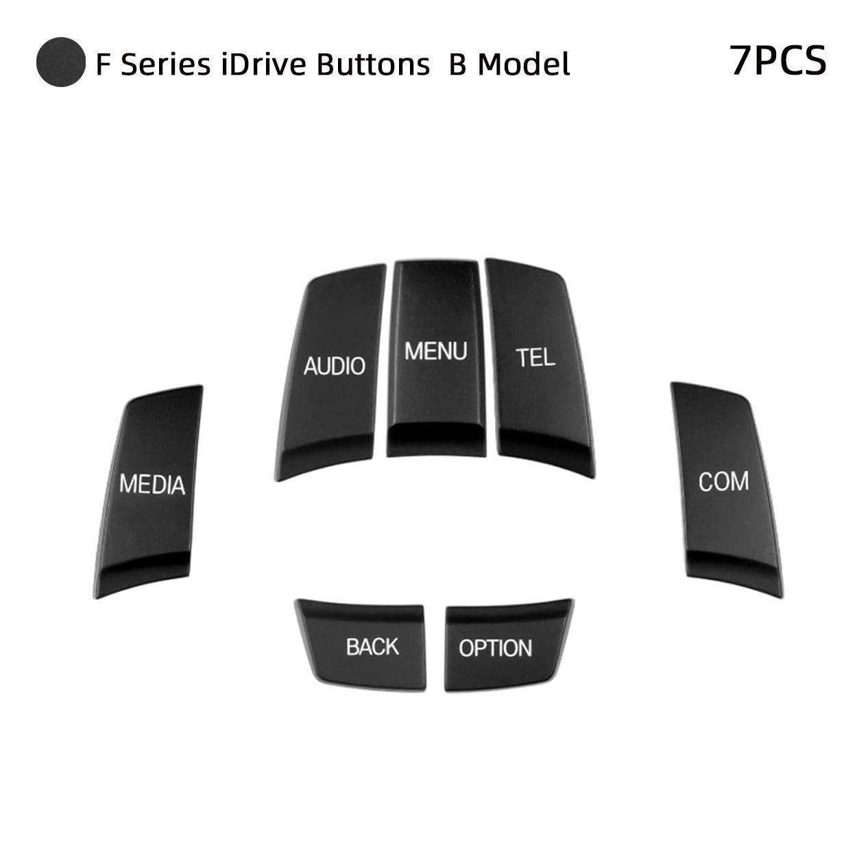 BMW iDrive Button Replacement Kit Multimedia Control Buttons for 1 Series F20 F21 2 Series F22 F23 3 Series F30 F31 F34 F80 4 Series F32 F33 F36 F82 X1 F48 X3 F25. X4 F26. X5 F15 X6 F16 (2012-2019)-autoydsstore