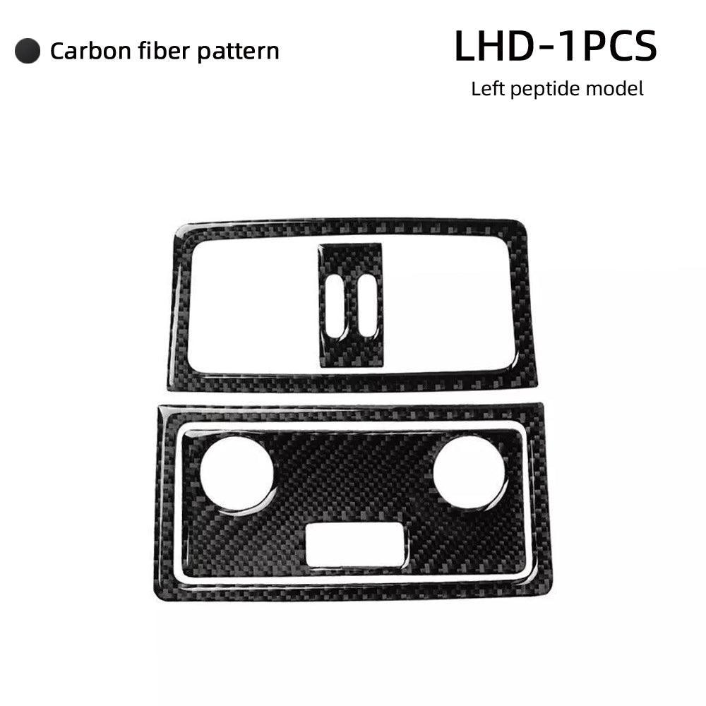 Carbon Fiber Rear Air Vent Outlet Panel Cover Trim for BMW E60 5 Series (2005-2010)