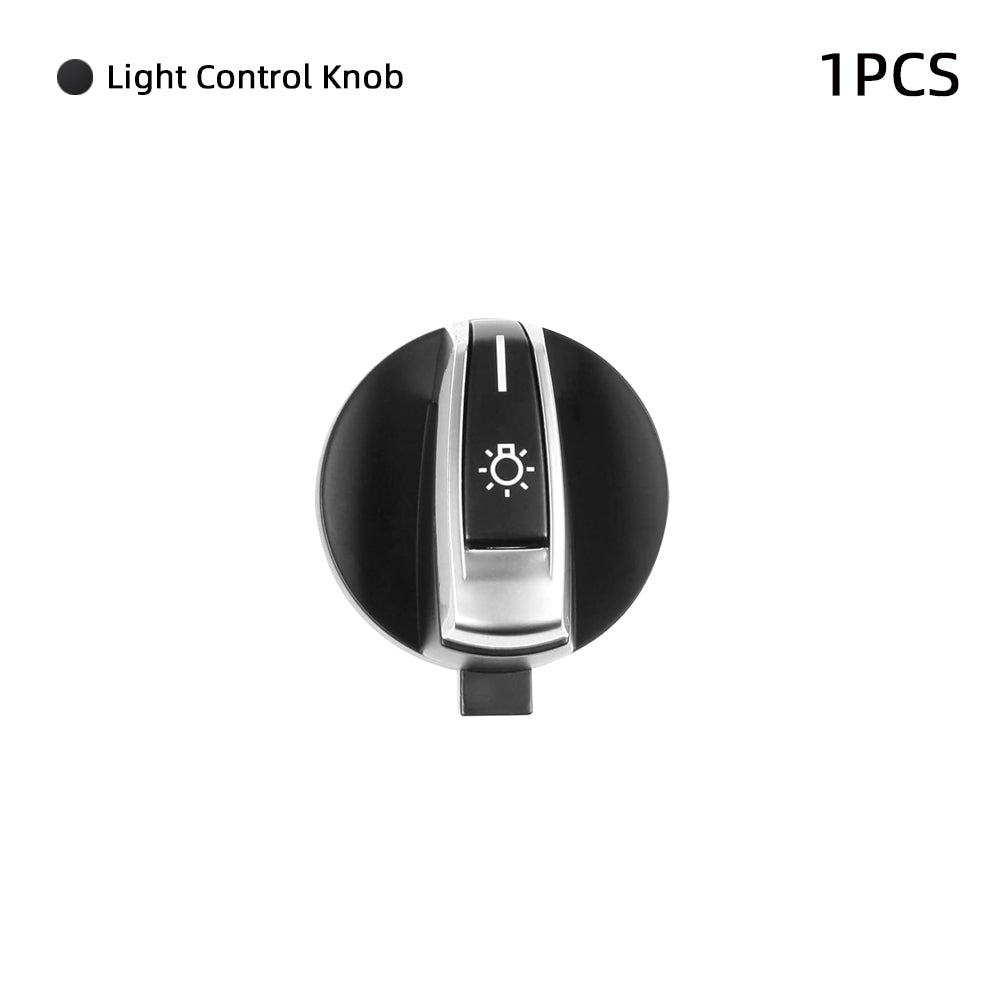 YDSSTORE  Compatible with BMW Headlight Switch Button Panel Cover for 5 Series F10 6 Series F12 7 Series F01 X3 F25 X4 F26 4PCS Light Control Knob Frame Foglight Button Kit-autoydsstore