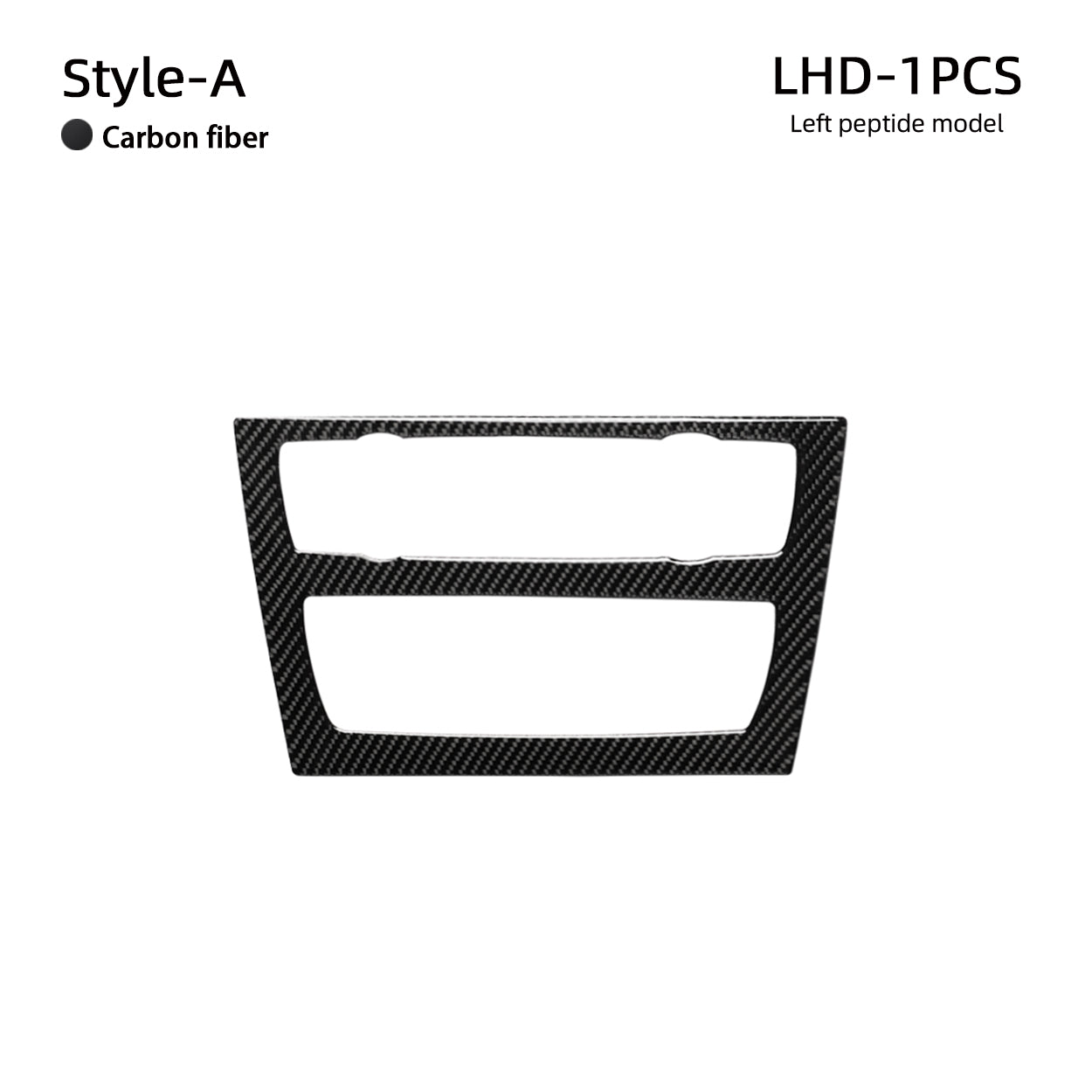 YDSSTORE Carbon Fiber  Center Console AC CD Panel Trim Decor Cover for BMW X1 E84 (2011-2015) | Premium Interior Trim-autoydsstore