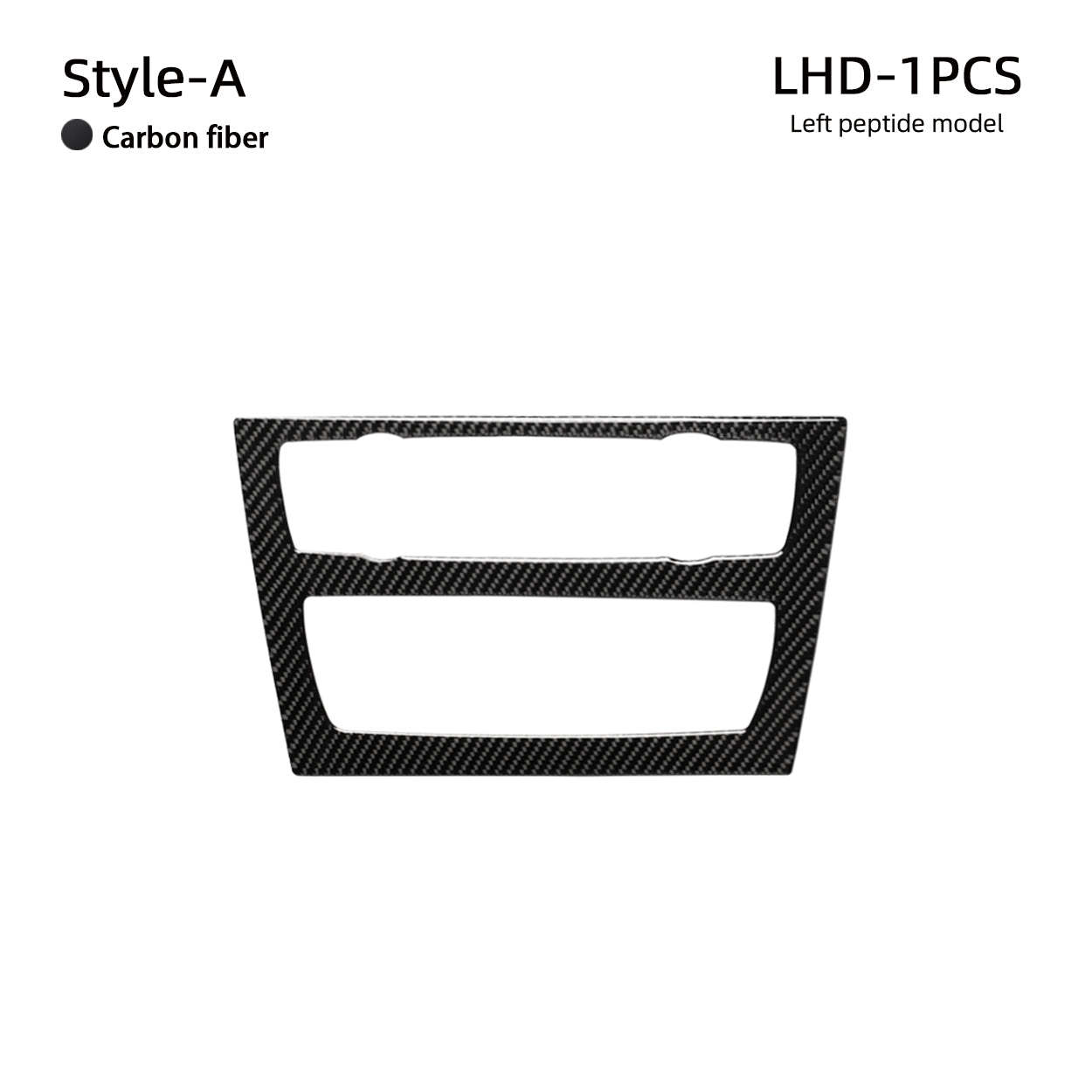 YDSSTORE Carbon Fiber  Center Console AC CD Panel Trim Decor Cover for BMW X1 E84 (2011-2015) | Premium Interior Trim-autoydsstore