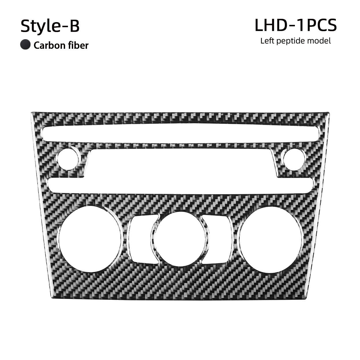 YDSSTORE Carbon Fiber  Center Console AC CD Panel Trim Decor Cover for BMW X1 E84 (2011-2015) | Premium Interior Trim-autoydsstore