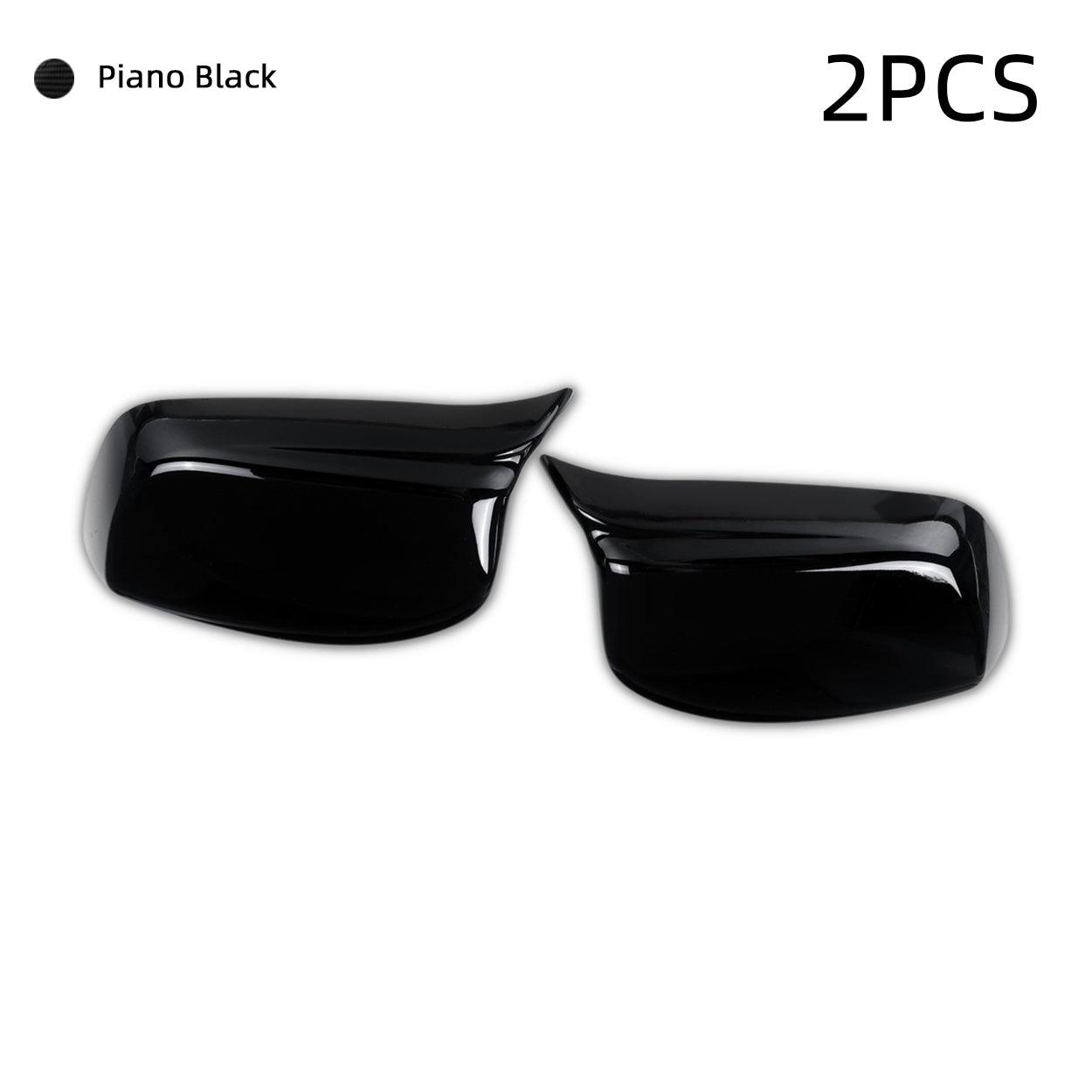 Black M Style Side Wing Mirror Cover Caps Compatible with BMW 5 Series E60 E61 E63 E64 2003-2007 Pre-Lci-autoydsstore