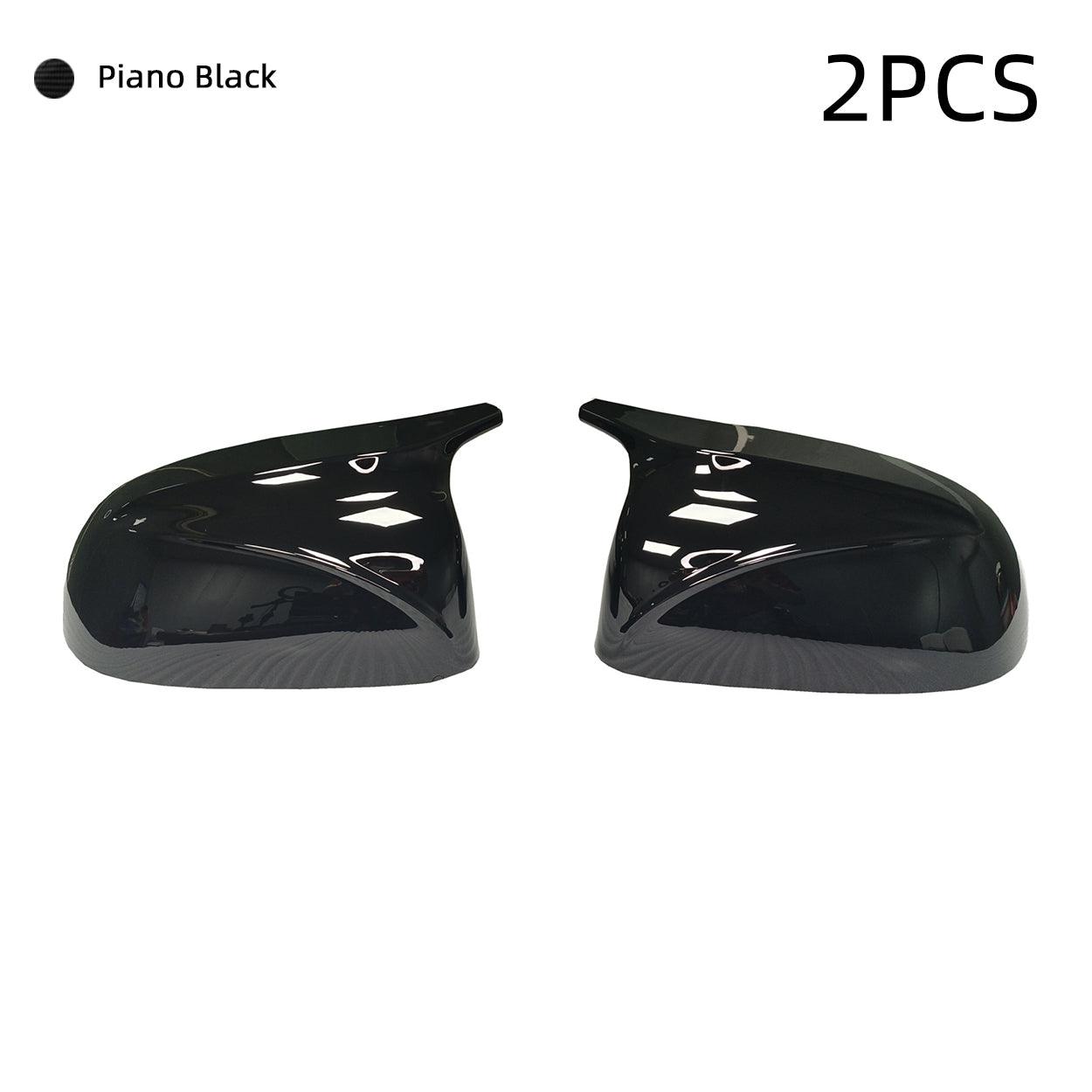 2PCS Black Rear View Mirror Covers for BMW X3 G01 X4 G02 X5 G05 X6 G06 X7 G07 2018-2020 Left and Right Side Mirror Caps-autoydsstore