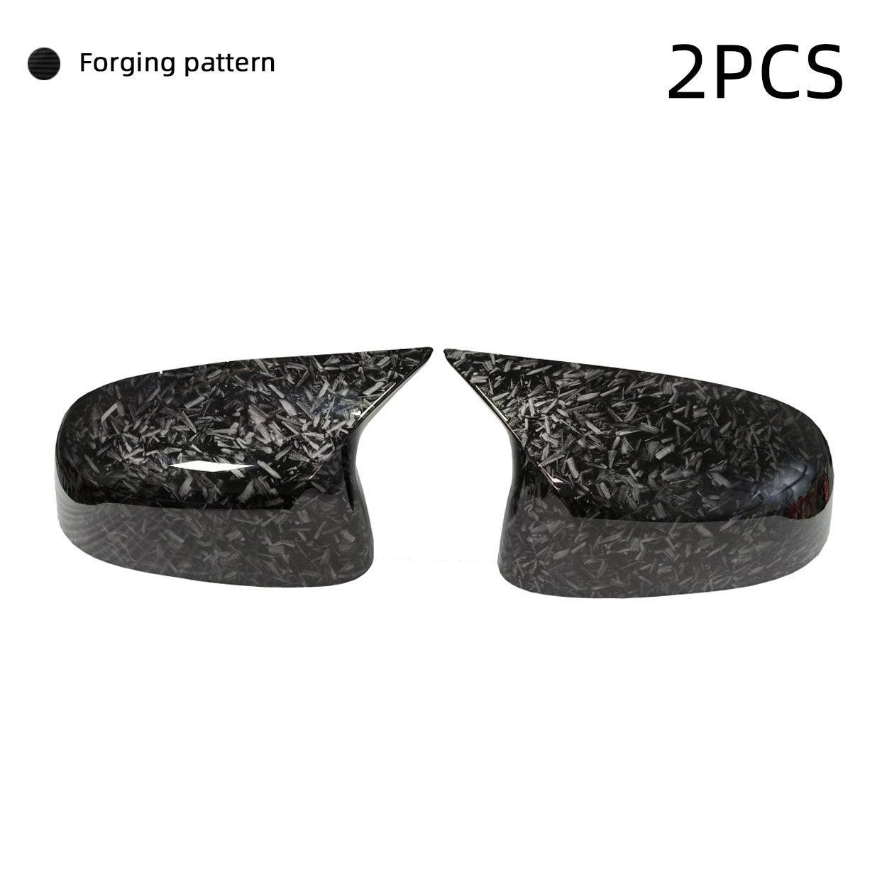 Compatible with BMW Mirror Cover X3 G01/X4 G02/X5 G05/X7 G07 2019-2024.X6 G06 2020-2024. M Style Glossy Black Rearview Mirror Caps for BMW. Horn Clip-on Left Driver and Right Side Mirror Cover-autoydsstore