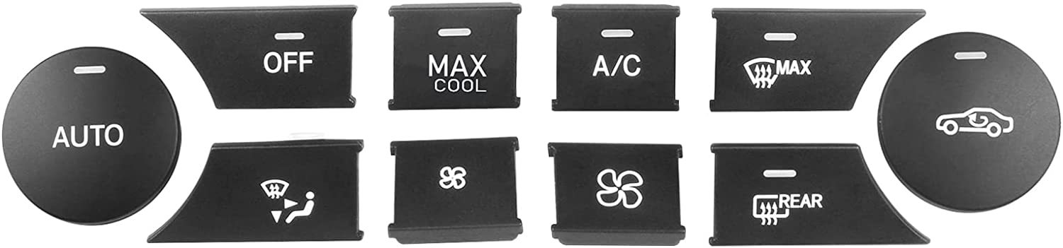 10PCS Upgraded for Mercedes Benz A/C Climate Control Button Covers | YDSSTORE