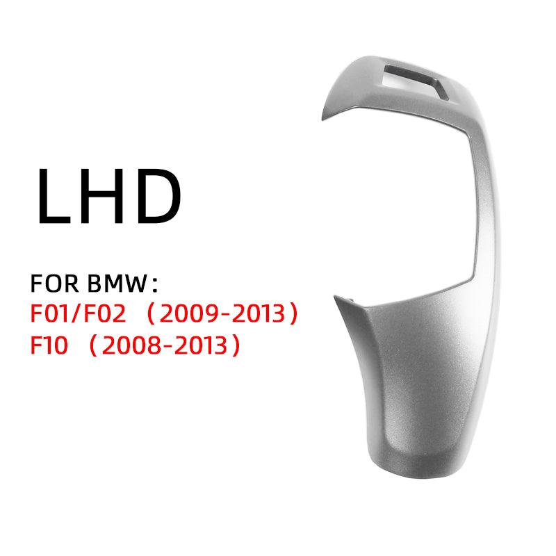 Replacement Gear Shift Cover Black For BMW 5 Series  F01 F02 F10 520i 525 530 Shifter gear knob Lever Panel Head Cover Sticker-autoydsstore