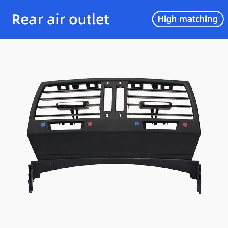 Front Row Wind Left Center Right Air Conditioning Vent Grill Outlet Panel With Chrome Plate For BMW X5 X6 E70 E71 2008-2013-autoydsstore