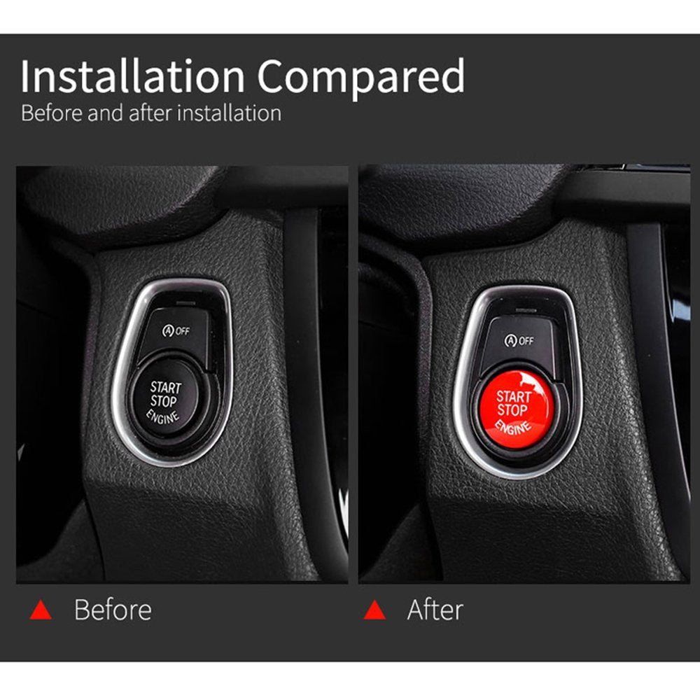 For BMW Start Stop Button Sports Red Engine Switch | YDSSTORE