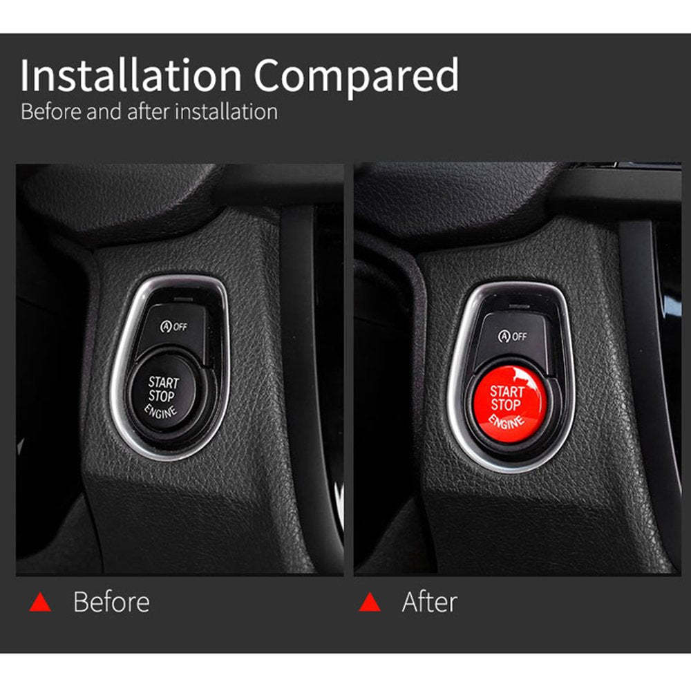 For BMW Start Stop Button Sports Red Engine Switch | YDSSTORE