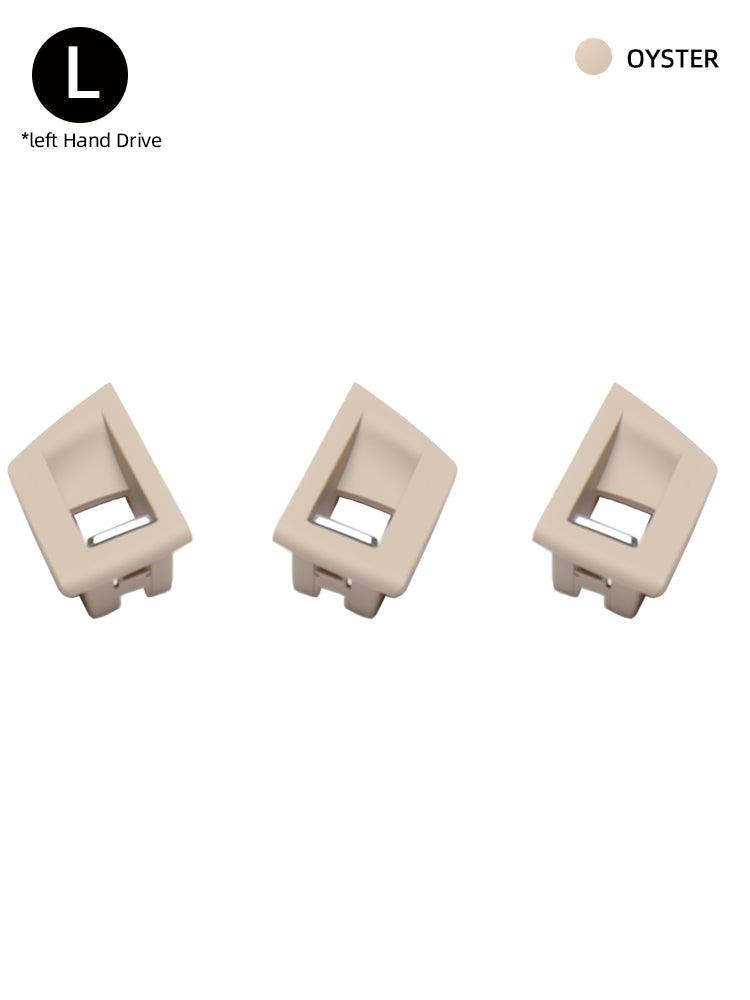 Suitable for BMW 5 Series left and right peptide F10 F11 lift window button panel switch cover trim black carbon fiber 520 525d-autoydsstore