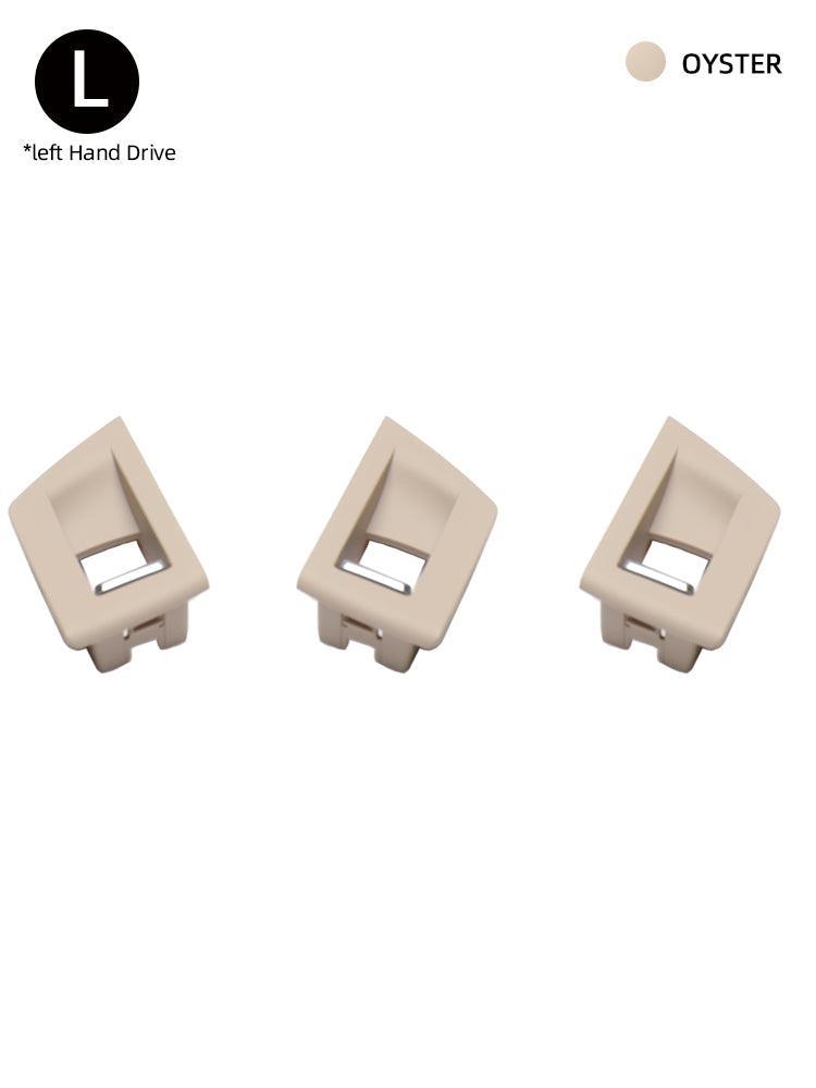 Suitable for BMW 5 Series left and right peptide F10 F11 lift window button panel switch cover trim black carbon fiber 520 525d-autoydsstore