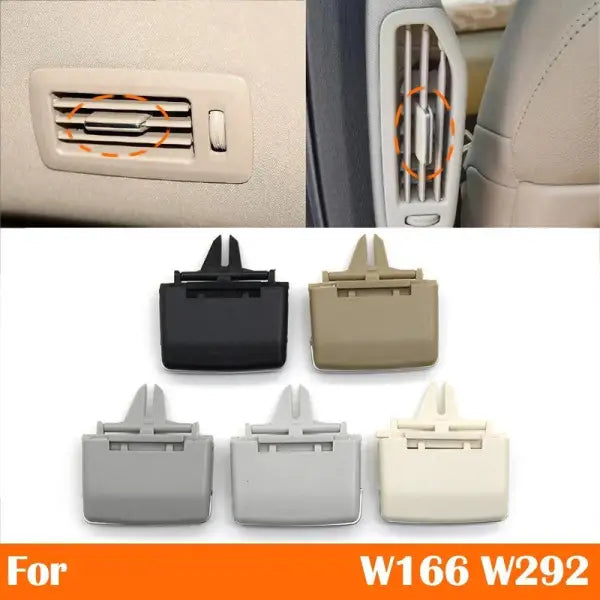 Car Craft Compatible With Mercedes Benz Ml Gl Gle Gls W166 X166 2012-2019 Rear Side B Piller Roof Ac Vent Grill Slider Trim 1668300954 7e94-1