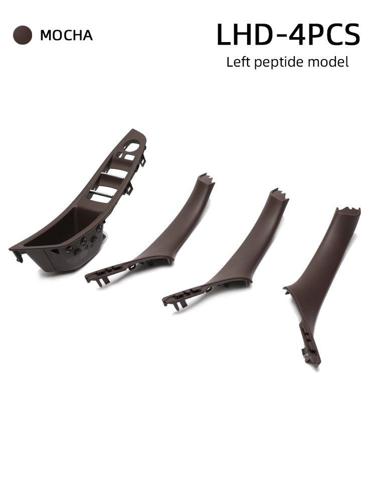 YDSSTORE 4PCS Door Handle Kit for BMW 5 Series F10/F11.Driver Side Window Switch Armrest+ Passenger Door Pull Handle+Window Switch Covers for BMW 520 523 525 528 530 535 (2010-2016)-autoydsstore