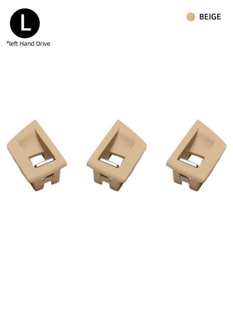 Suitable for BMW 5 Series left and right peptide F10 F11 lift window button panel switch cover trim black carbon fiber 520 525d-autoydsstore