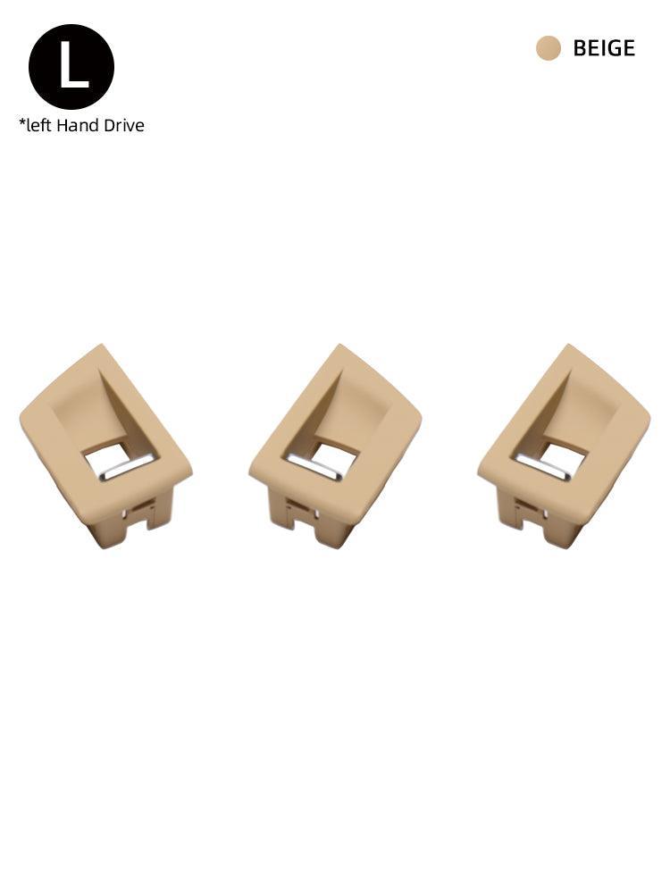 Suitable for BMW 5 Series left and right peptide F10 F11 lift window button panel switch cover trim black carbon fiber 520 525d-autoydsstore