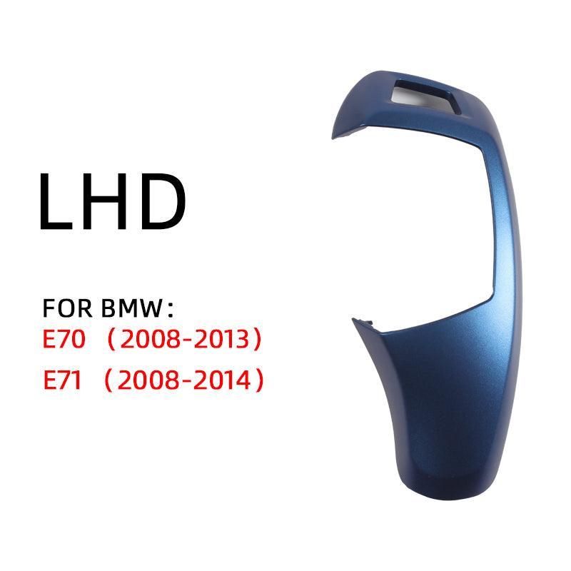 [Replacement] Car Gear Lever Shift Knob Cover Black for BMW X5 X6 E70 E71 2008-2013 Gear Lever Shift Knob Cover Trim-autoydsstore