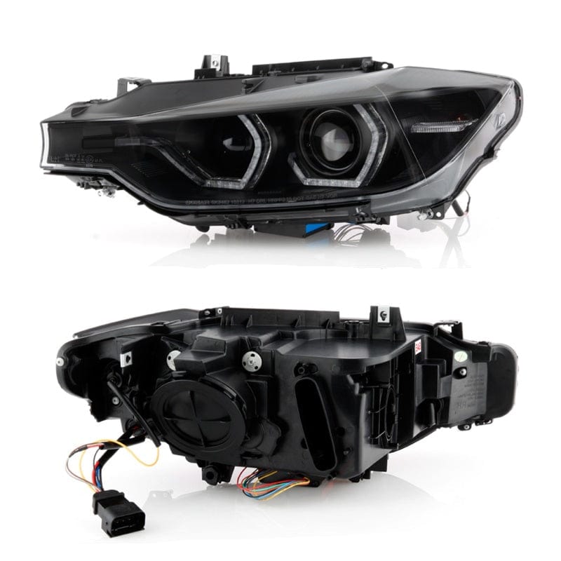 Spyder 12-14 BMW F30 3 Series 4DR Projector Headlights - Black
