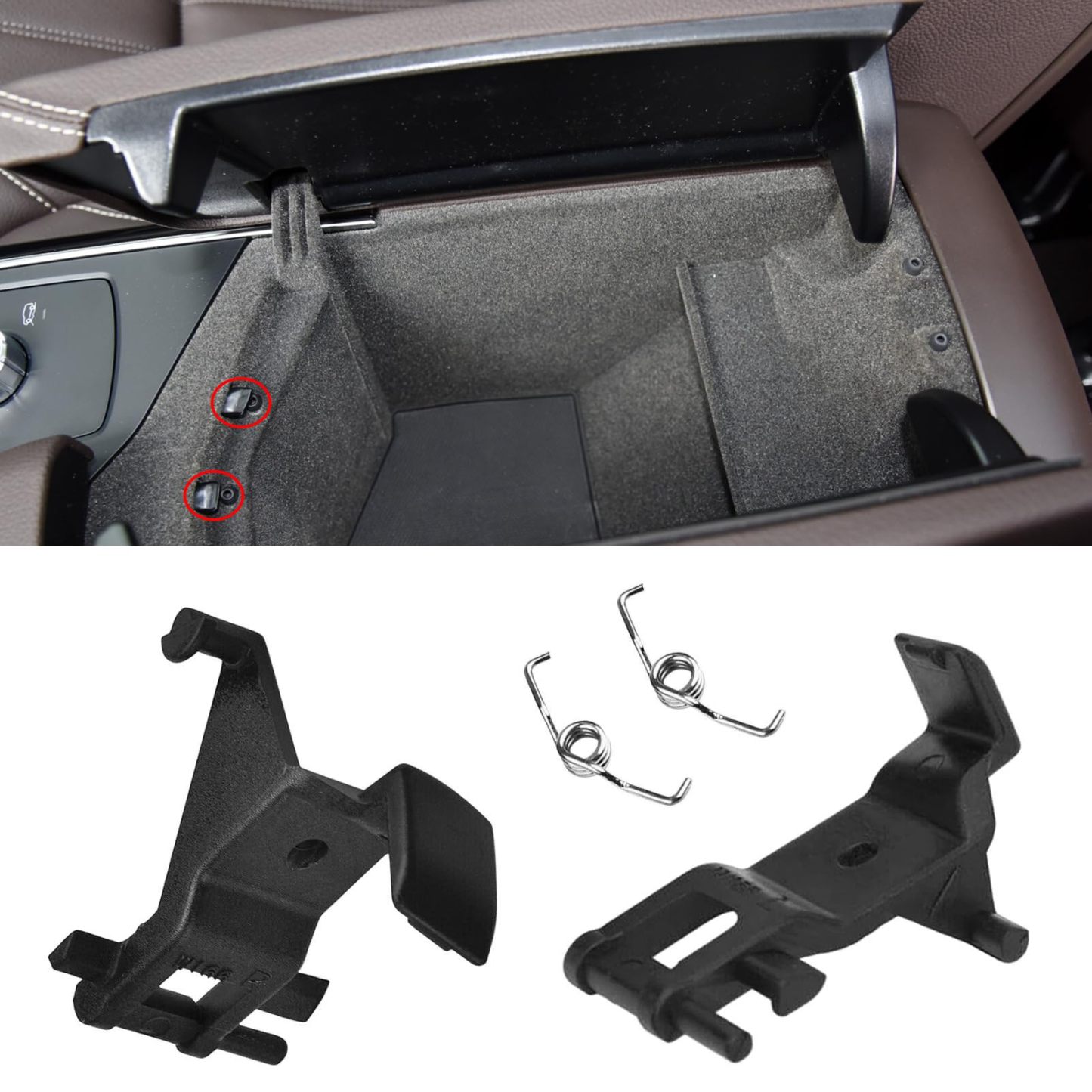 Mercedes-Benz Armrest Latch Clips for W166, X166, W292, C292 | 2012-2019 GLE/GLS Series,2PCS | Jaronx