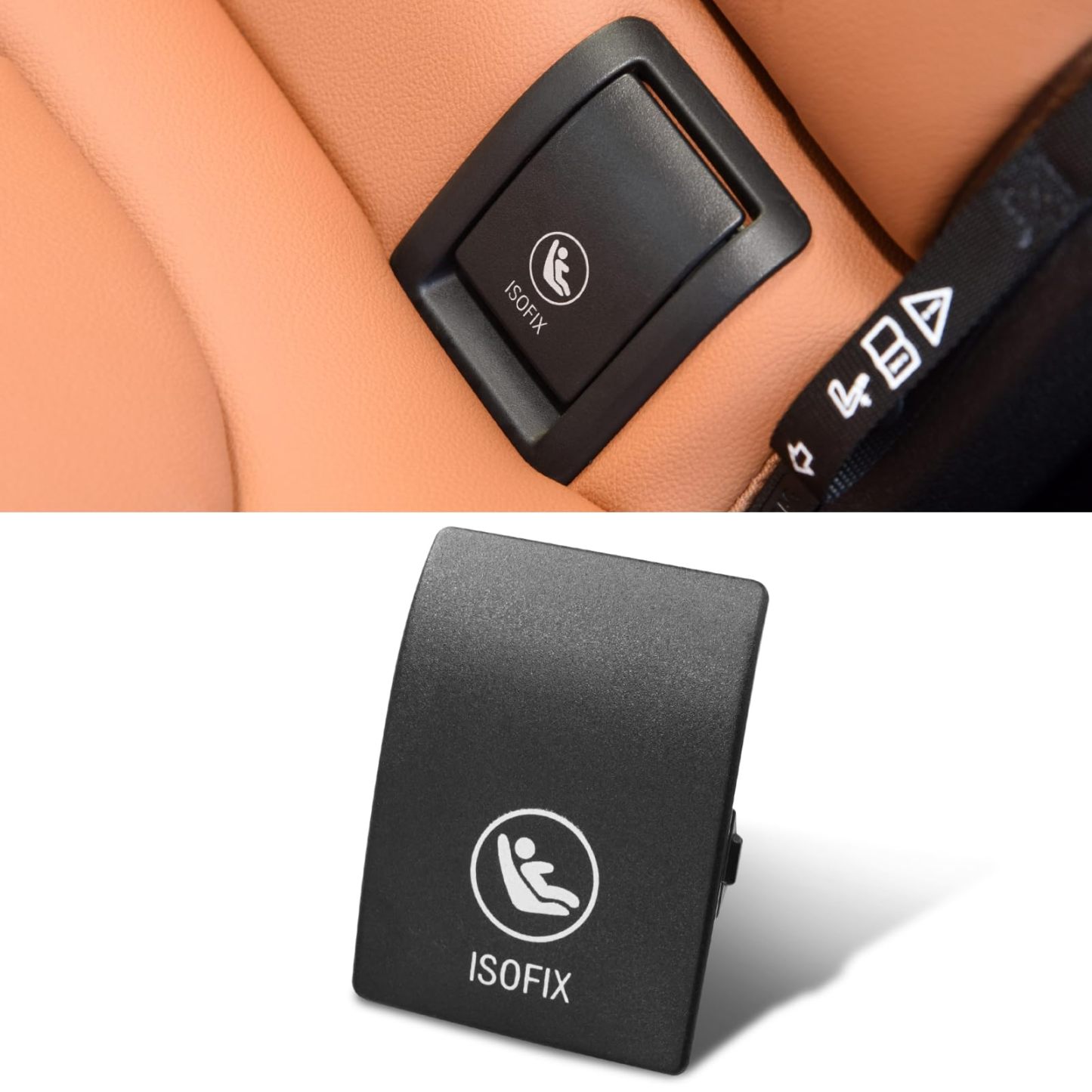 BMW X7 G07 Child Seat Anchor Cover 2019-2025 | ISOFIX Rear Seat Latch Anchor Cover | YDSSTORE