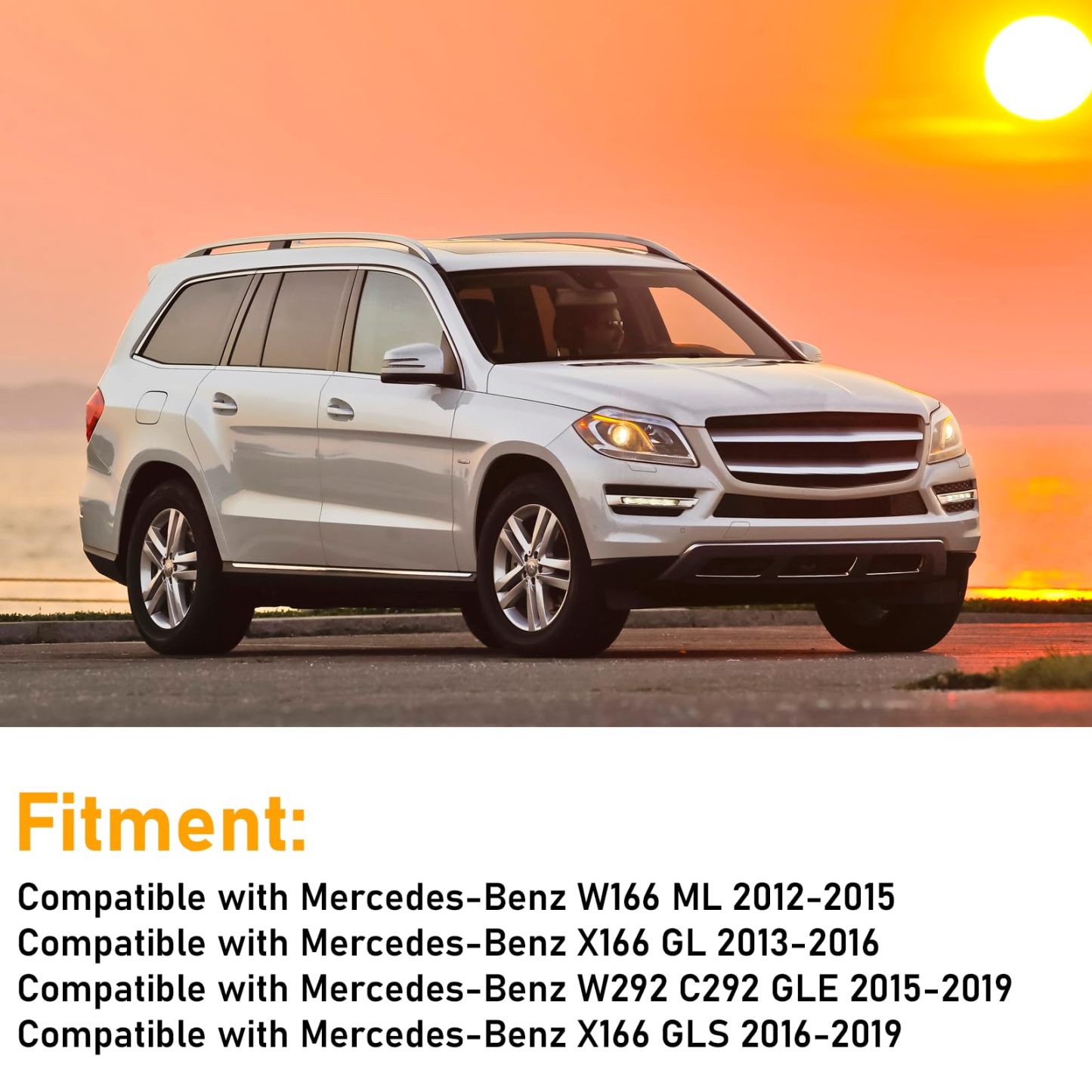 Mercedes-Benz Armrest Latch Clips for W166. X166. W292. C292 | 2012-2019 GLE/GLS Series.2PCS | Jaronx