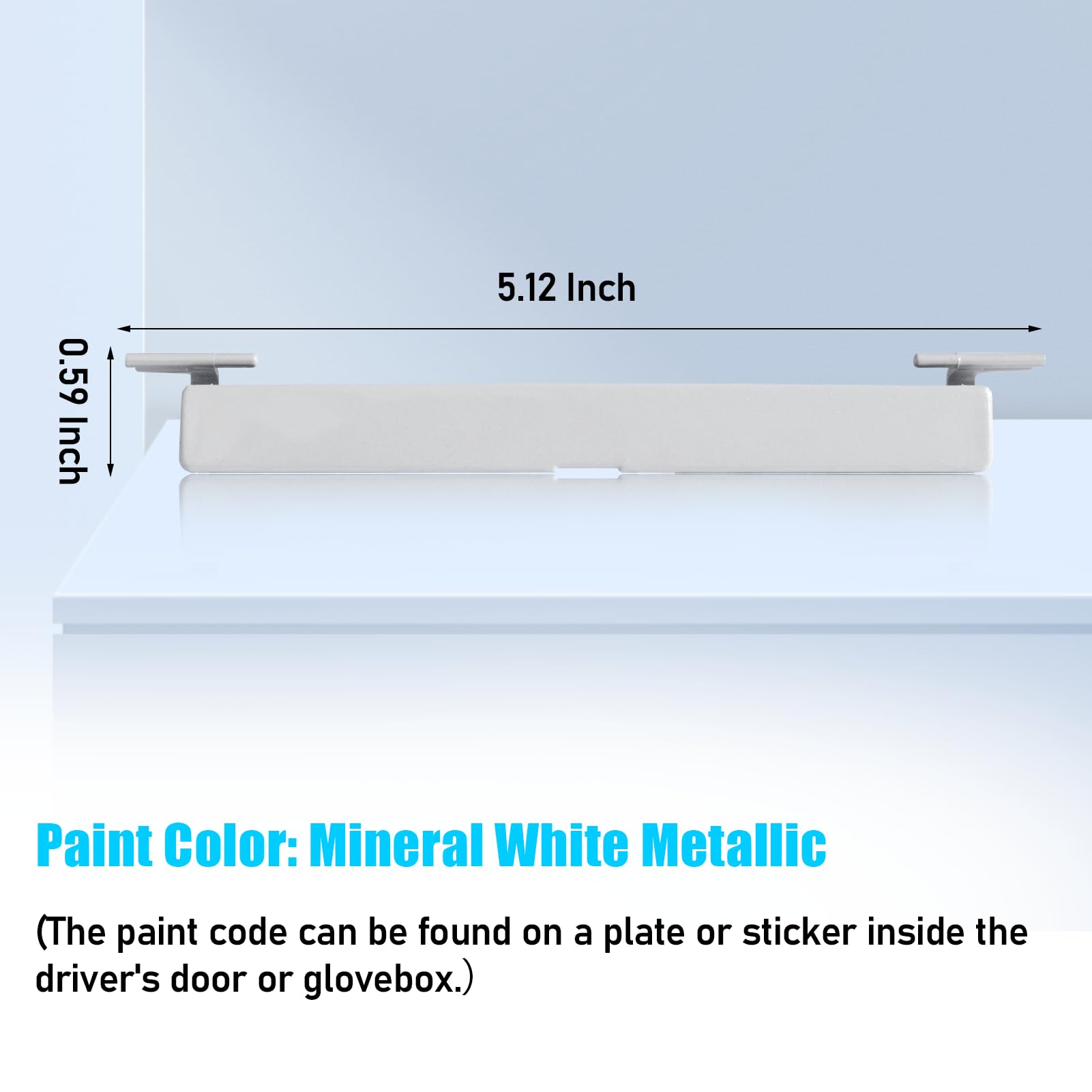 BMW Roof Rack Port Cover for 5 Series G30/G31 (2018-2023) | Mineral White Metallic | YDSSTORE