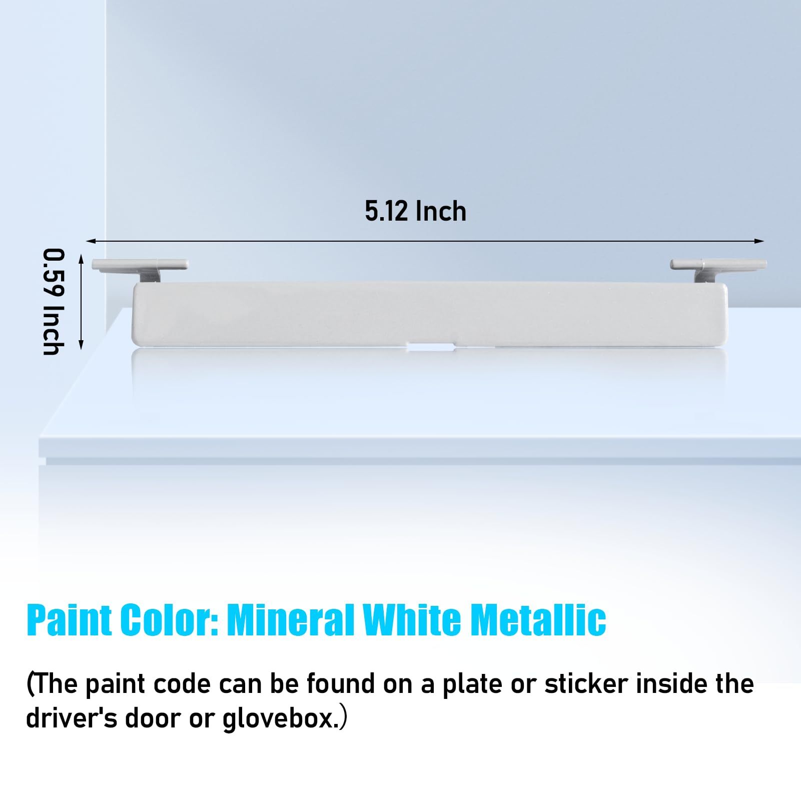 BMW Roof Rack Port Cover for 5 Series G30/G31 (2018-2023) | Mineral White Metallic | YDSSTORE