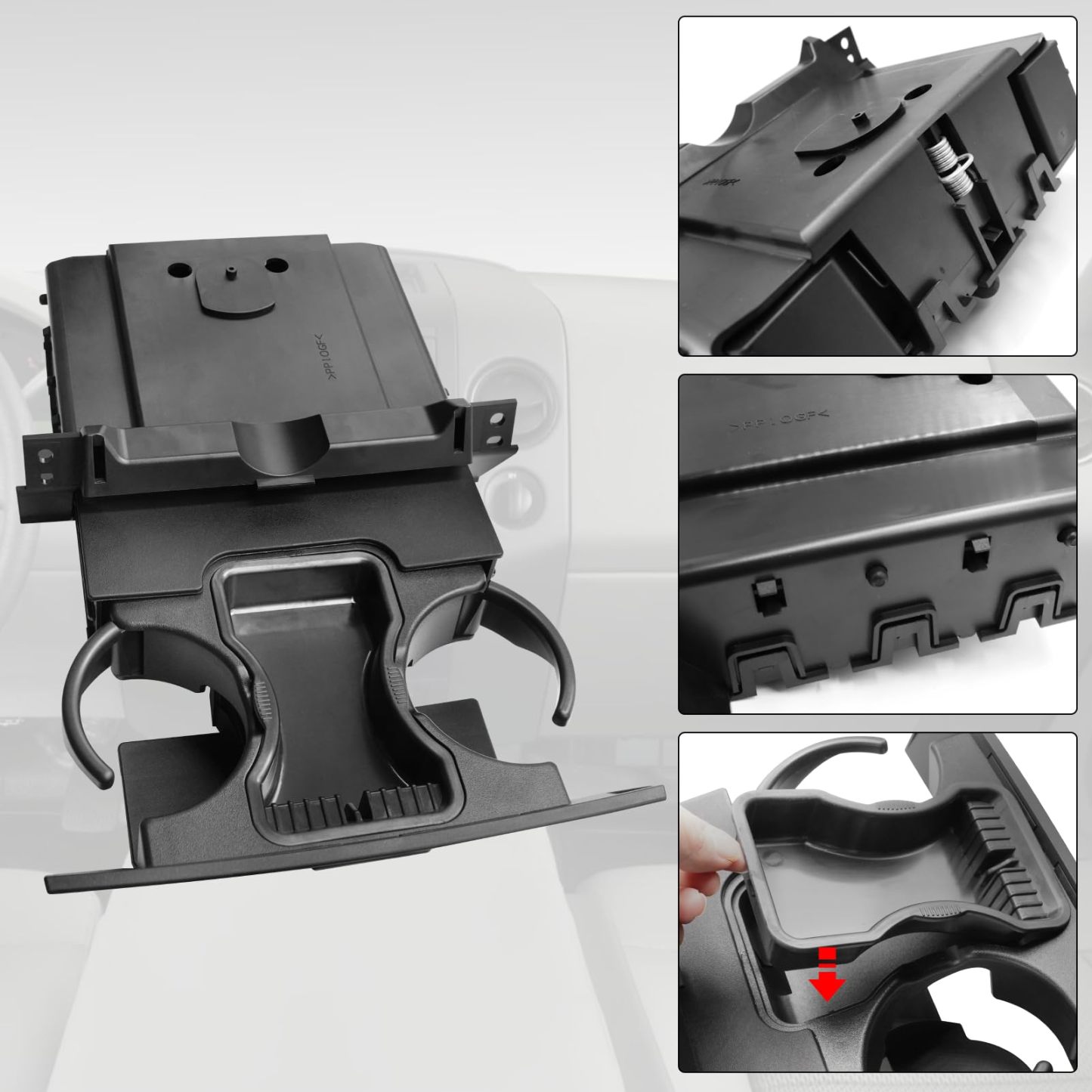 Ford F150 2004-2008 Dashboard Cup Holder & Ashtray Replacement| YDSSTORE