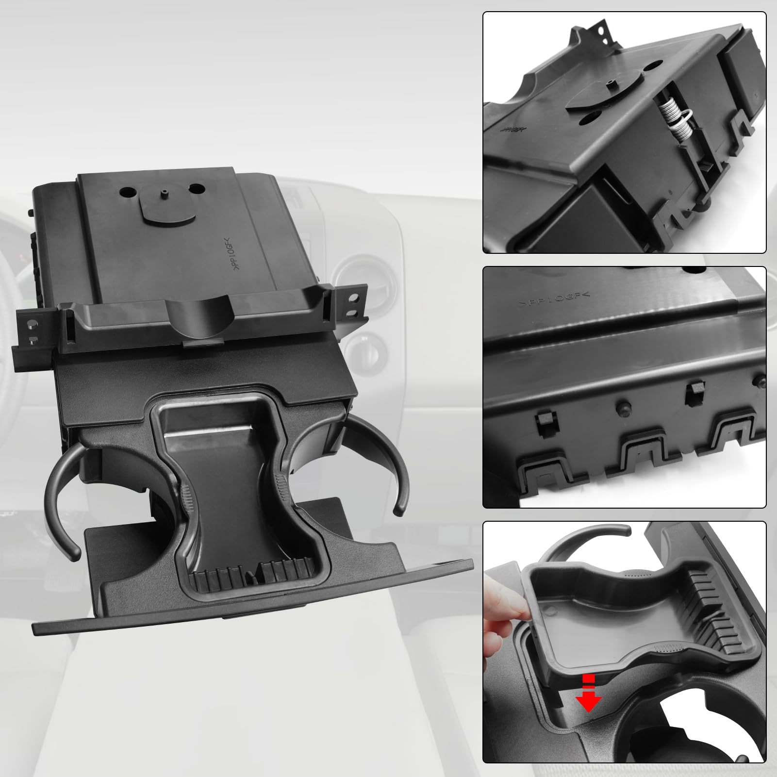 Ford F150 2004-2008 Dashboard Cup Holder & Ashtray Replacement| YDSSTORE